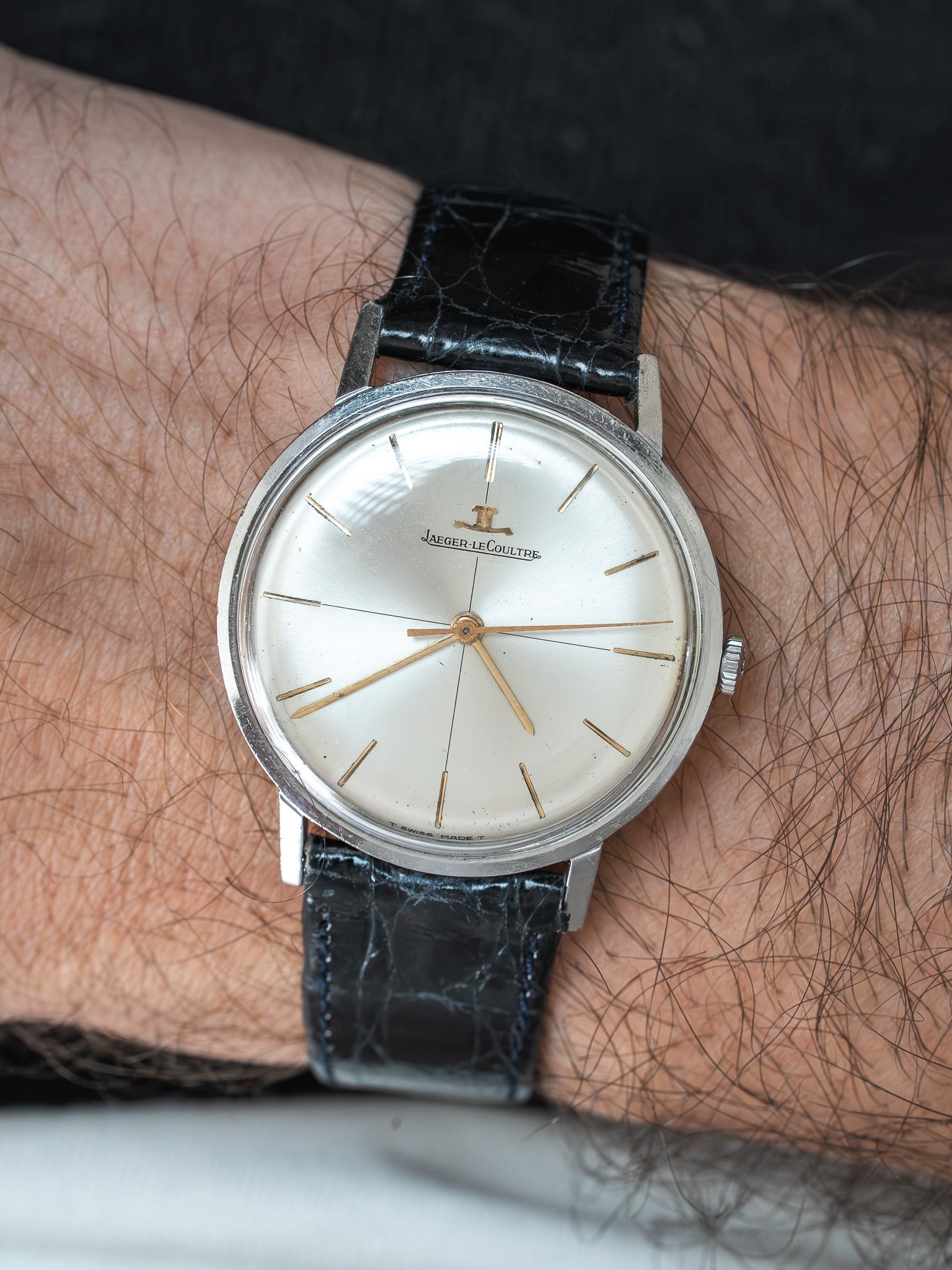 【不動】Jaeger-LeCoultre クォーツ腕時計　ビンテージ　コンビ 不動】Jaeger-LeCoultre クォーツ腕時計 ビンテージ コンビ - メルカリ