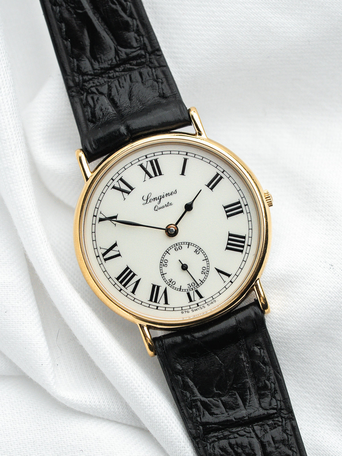 Quadrante in luce radente e minuteria chemin de fer - Orologio Longines Charleston 5149 Vintage - Atelier Victor