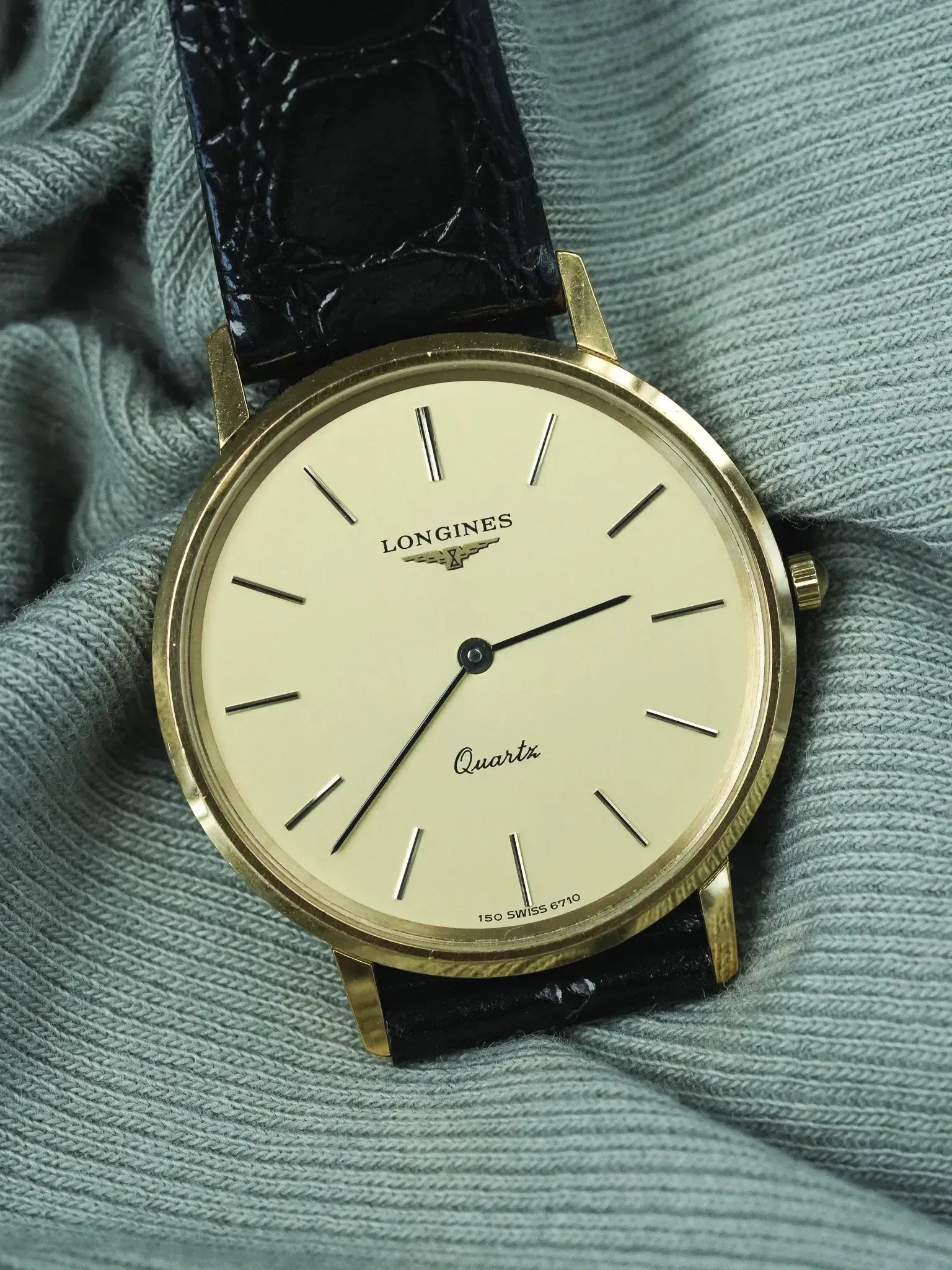 【LONGINES】腕時計_アンティーク Longines - Original 1940 14kt. Gold Flyback Hooded Lugs