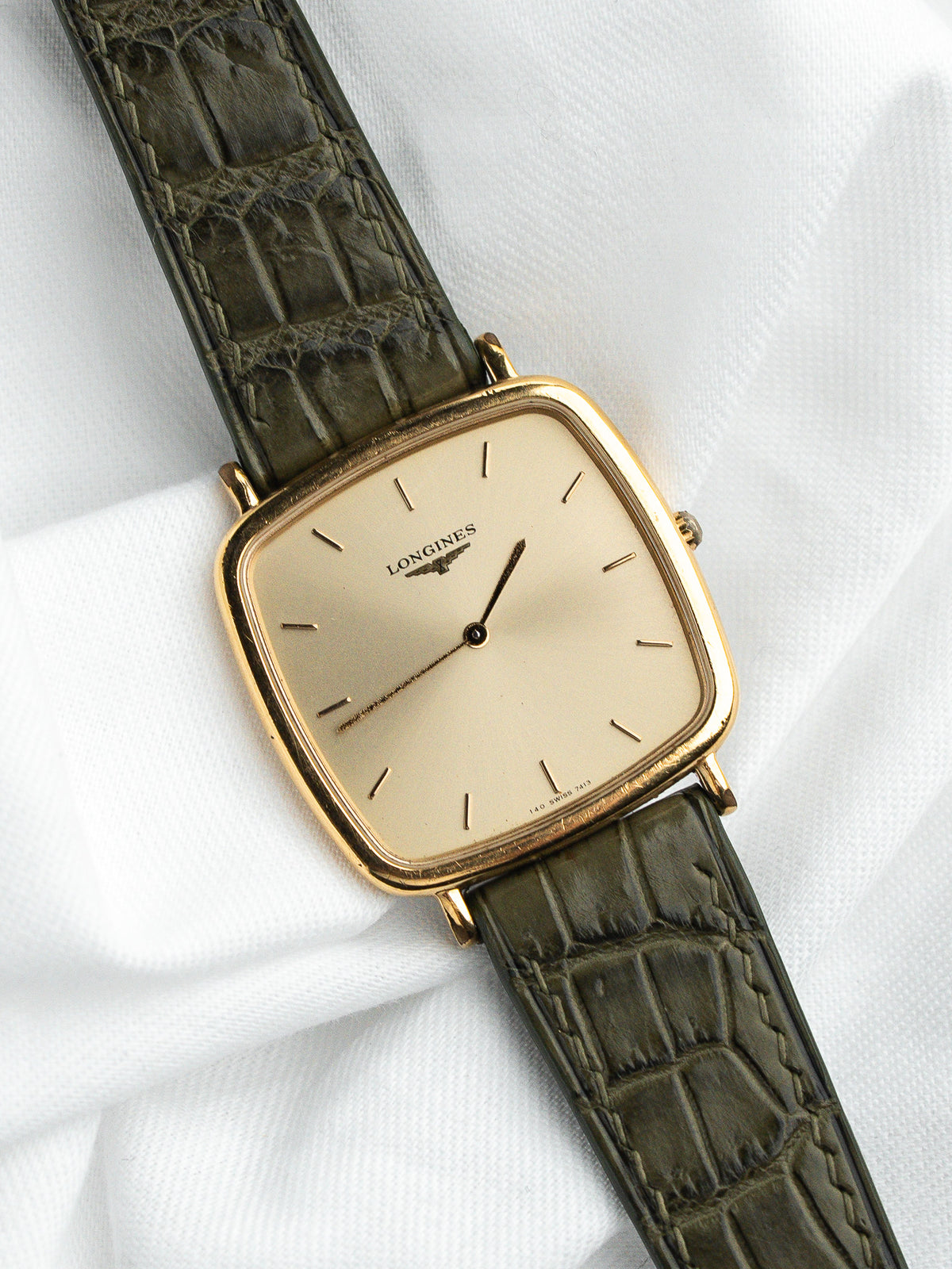 Quadrante in luce radente - Orologio Longines 7413 Vintage - Atelier Victor