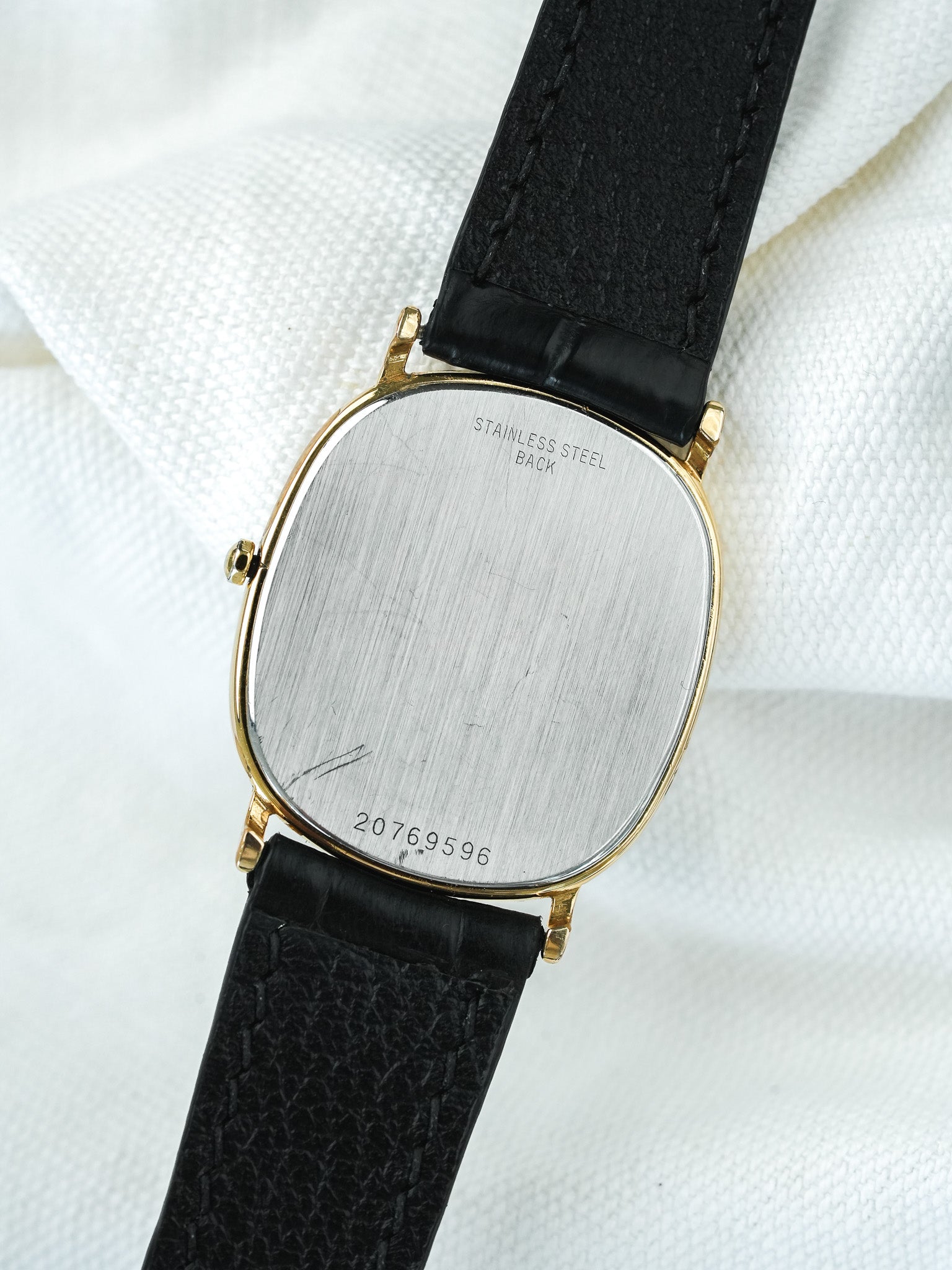 Montre Longines Vintage - Ellipse Bleu nuit patiné (1980) - Atelier Victor