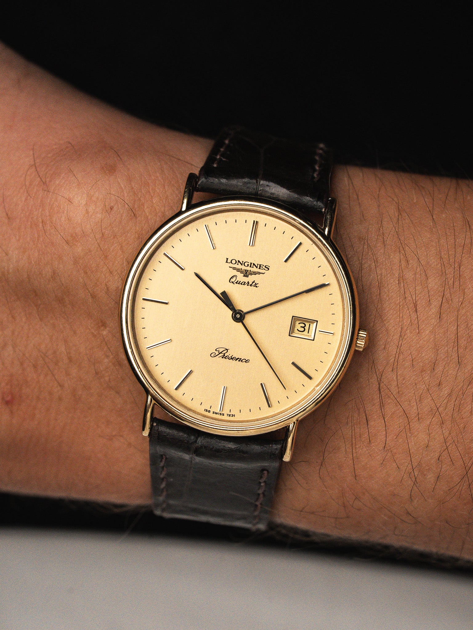 Vintage Longines Présence Watch Gold-Plated | Atelier Victor