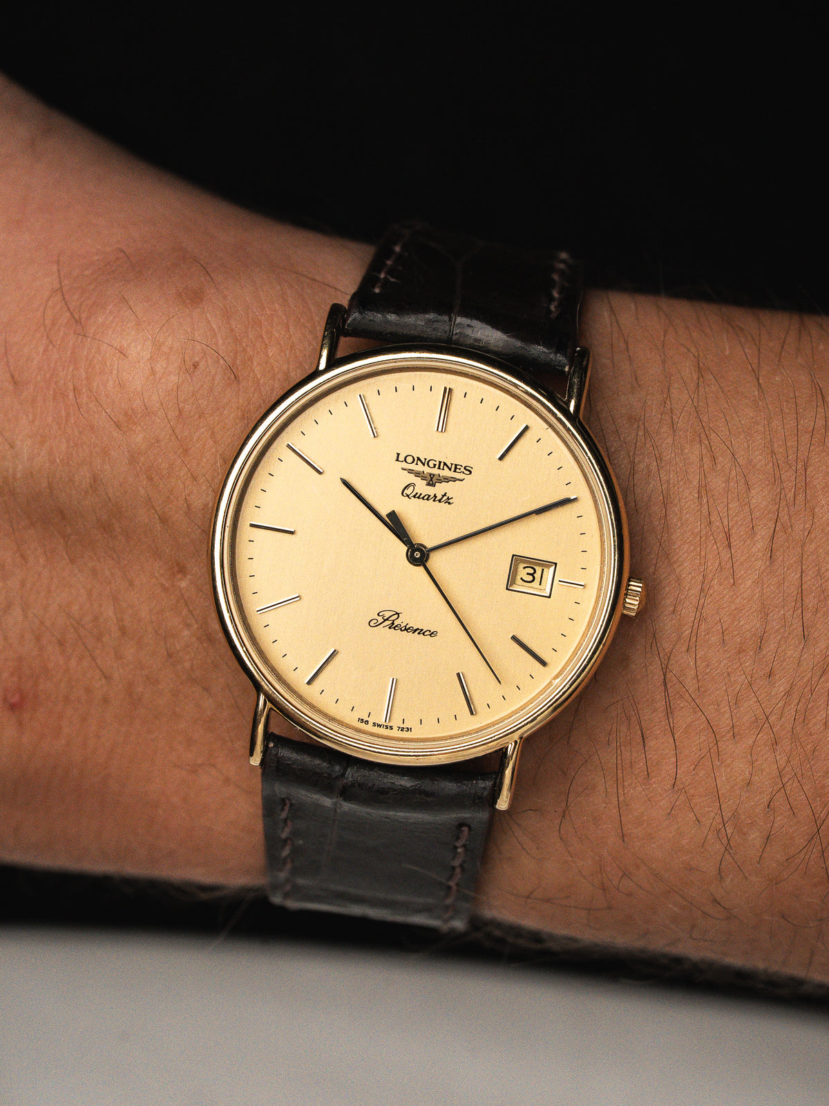 Indossata al polso - Orologio Longines Présence Vintage - Atelier Victor