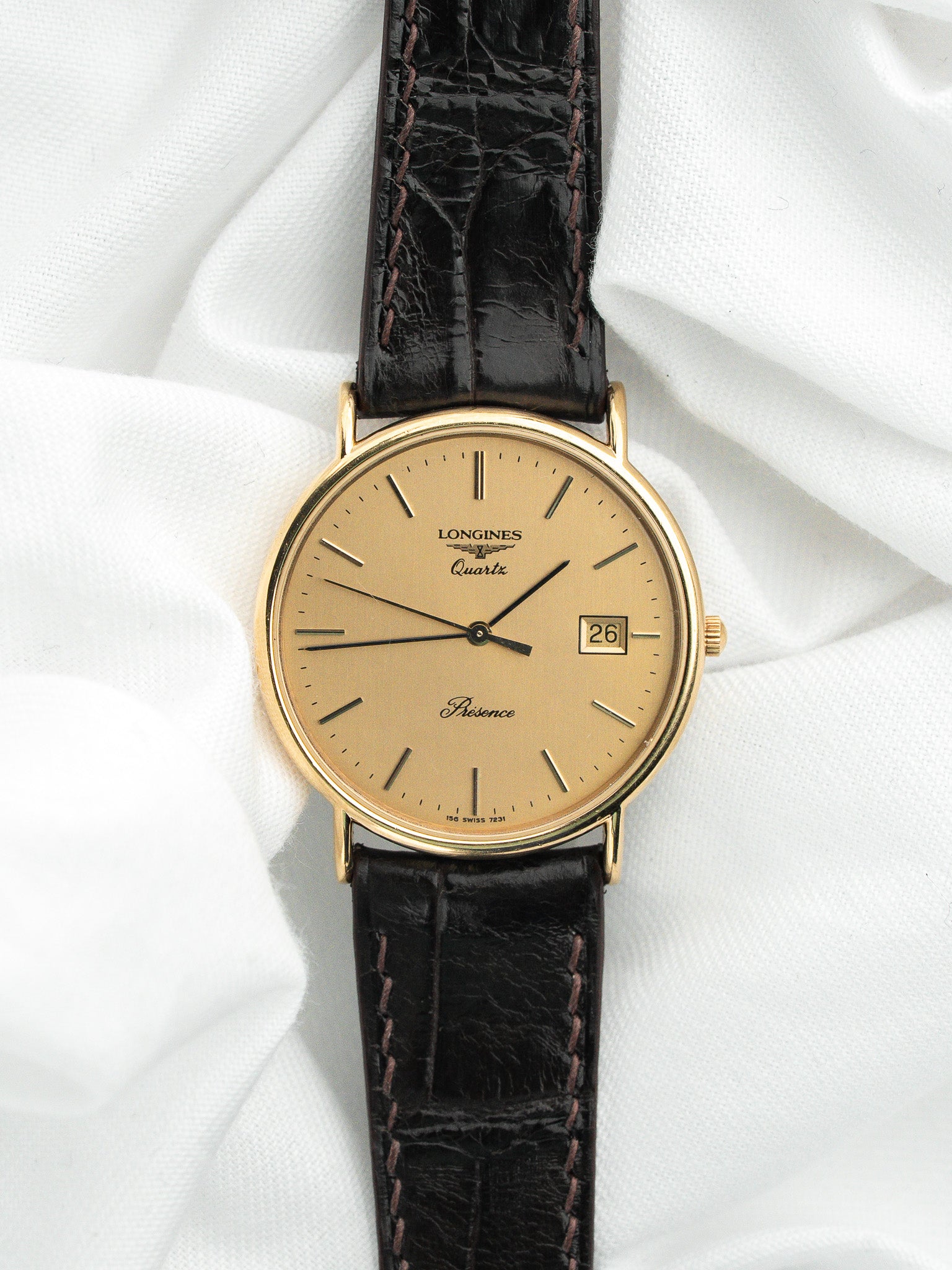 Vintage Longines Présence Watch Gold-Plated | Atelier Victor