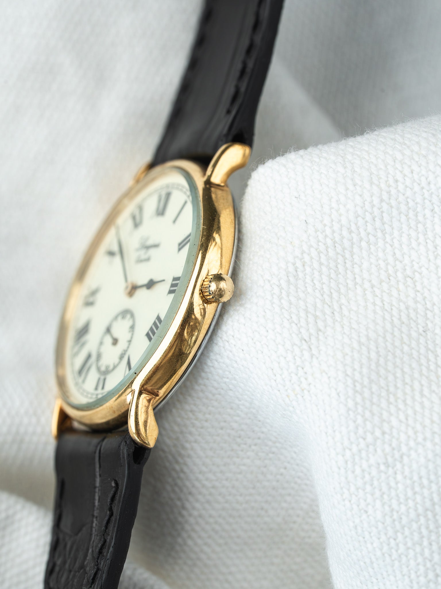 Montre Longines Vintage - Ronde Or Index Romain (Années 1980) - Atelier Victor