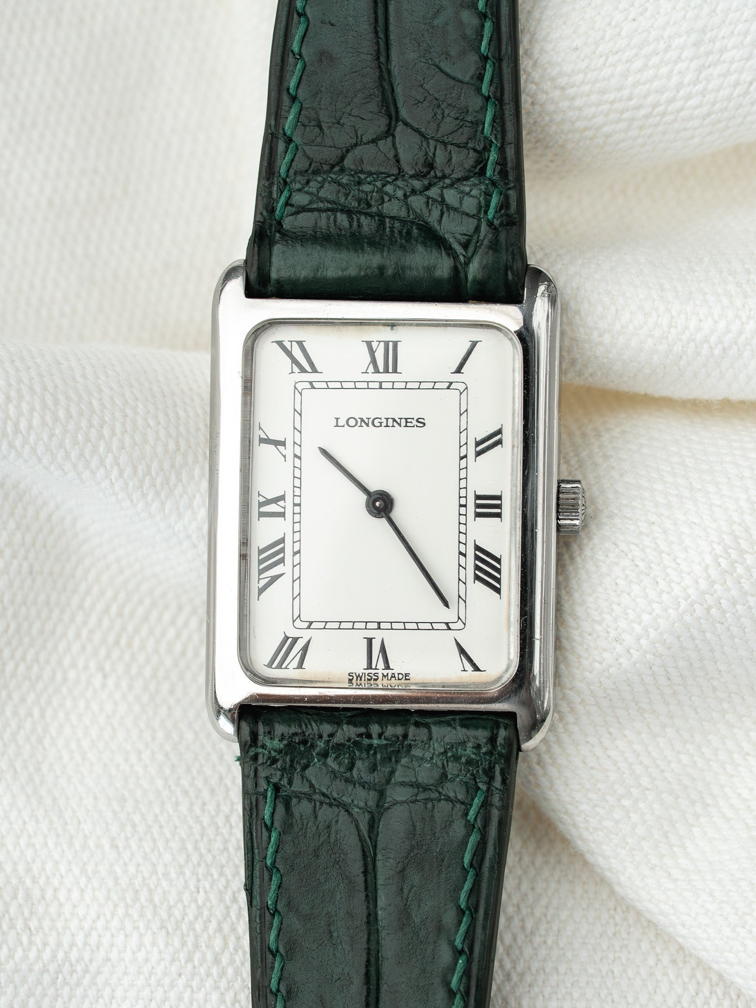 Montre Longines Vintage - Tank Acier Remontage Manuel (1975-1976) - Atelier Victor