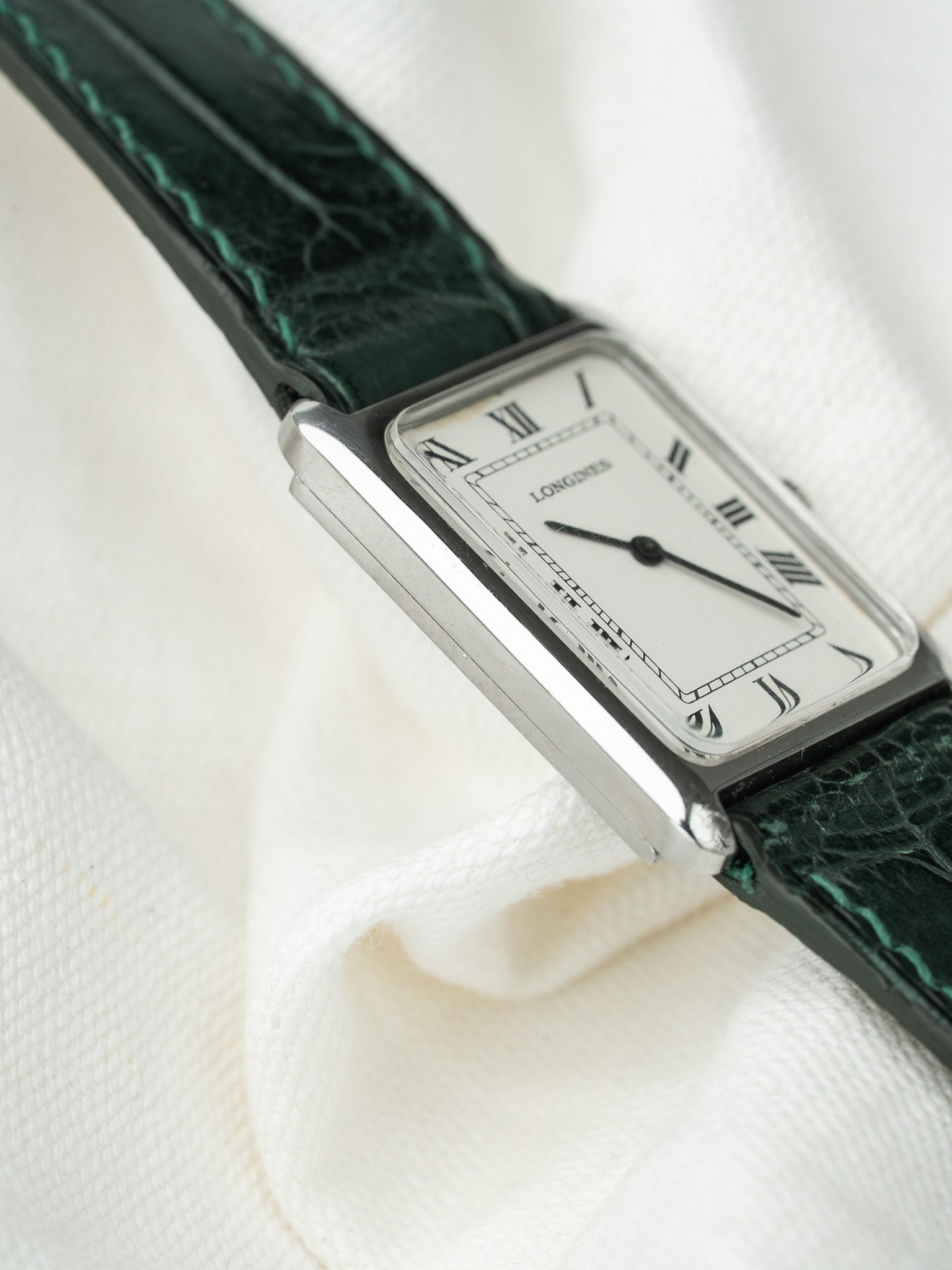 Montre Longines Vintage - Tank Acier Remontage Manuel (1975-1976) - Atelier Victor