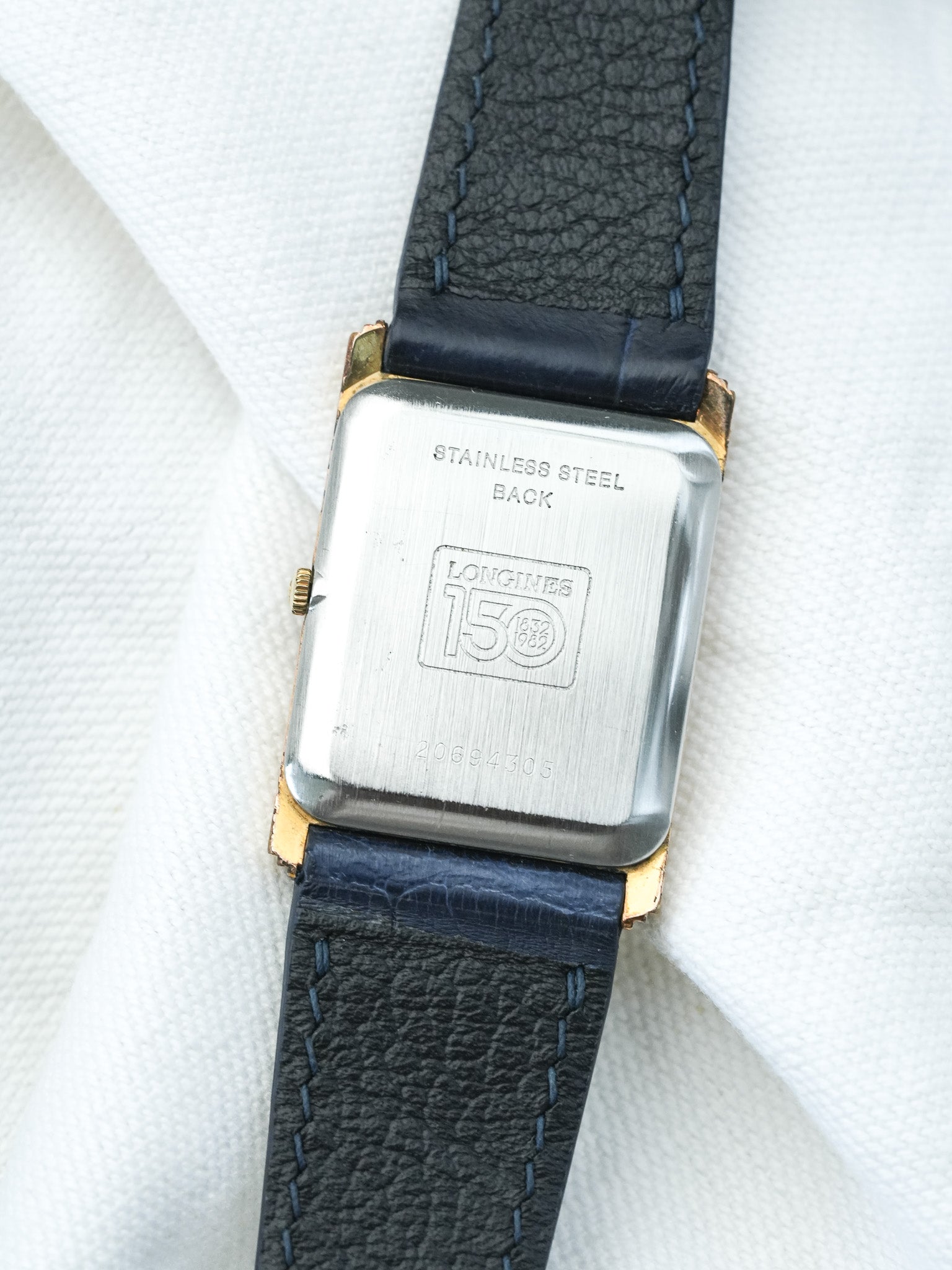 Montre Longines Vintage - Tank Or 150ème Anniversaire (Années 1980) - Atelier Victor