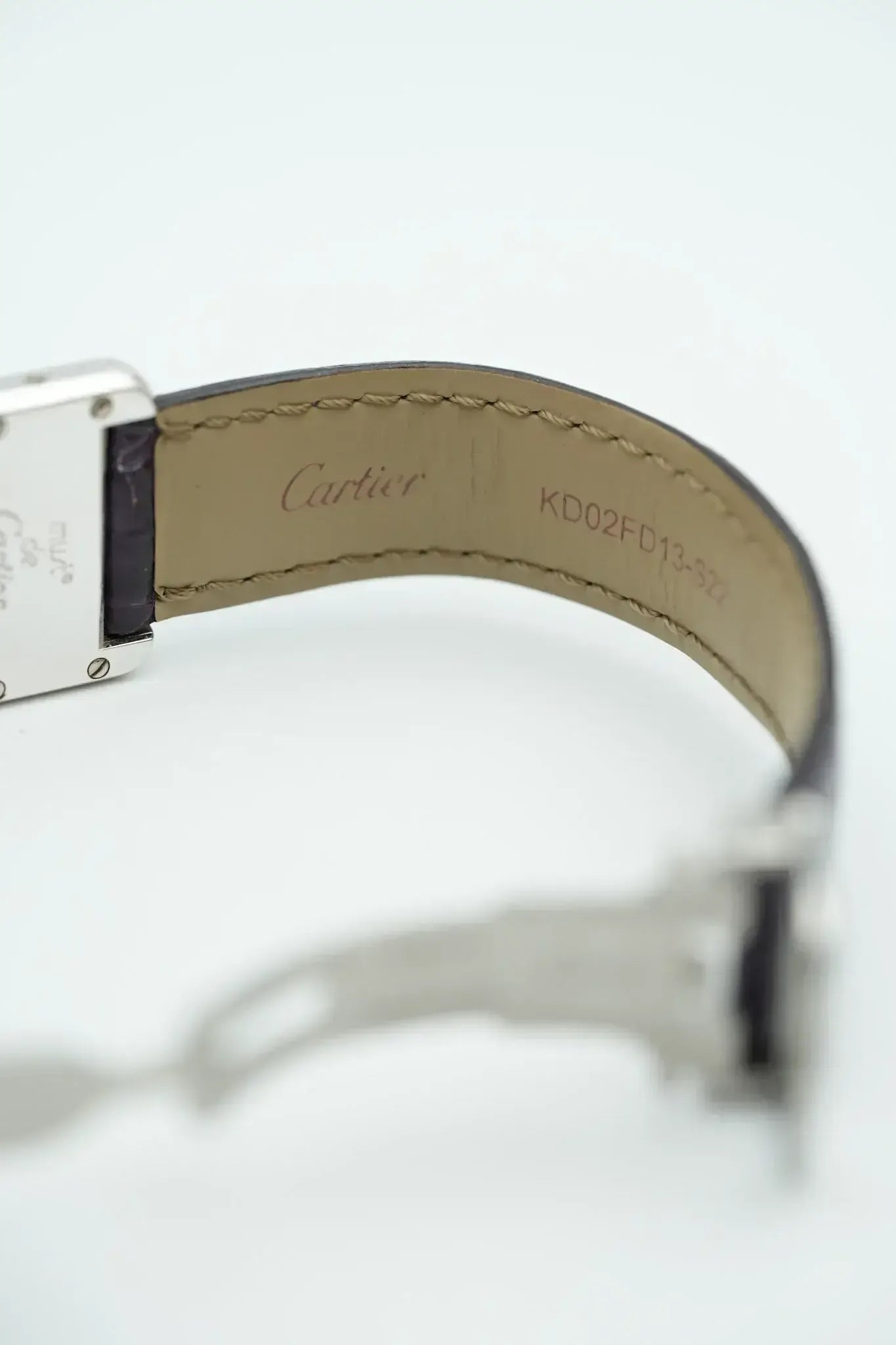 Montre Must de Cartier Tank SM Vintage - Argent Massif (Années 1990) - Atelier Victor