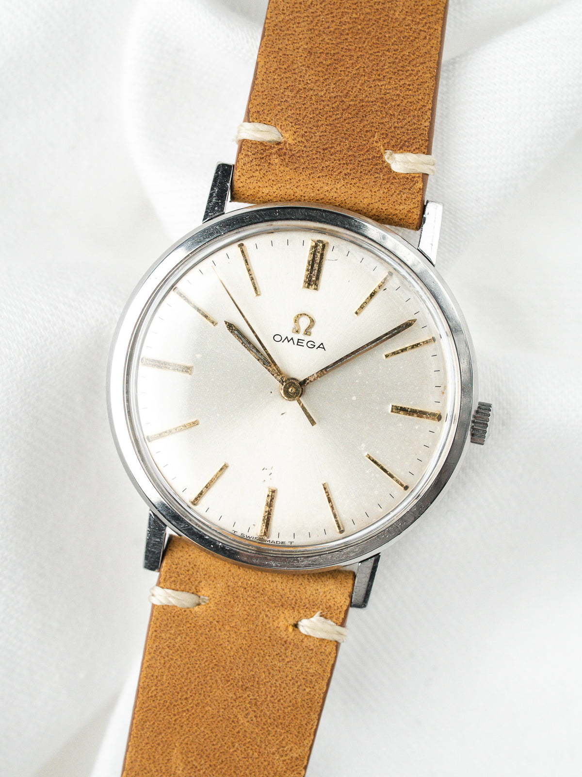 Fondo de caja de acero - Reloj Omega 131.019 Acero 1964 - Atelier Victor