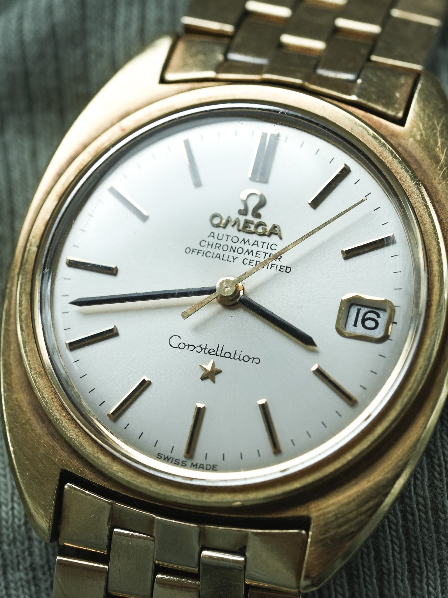 Montre Omega Constellation Vintage - 168.017.SP C-Shape G.Genta (1970) - Atelier Victor