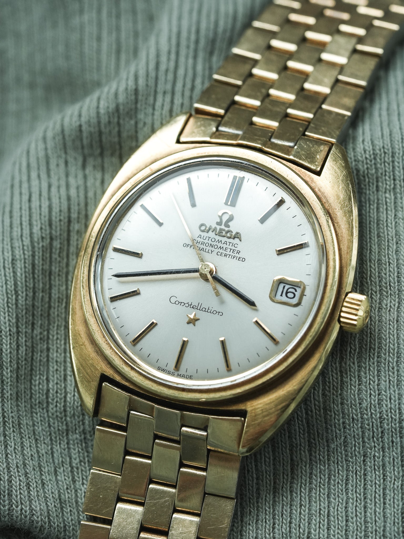 Montre Omega Constellation Vintage - 168.017.SP C-Shape G.Genta (1970) - Atelier Victor
