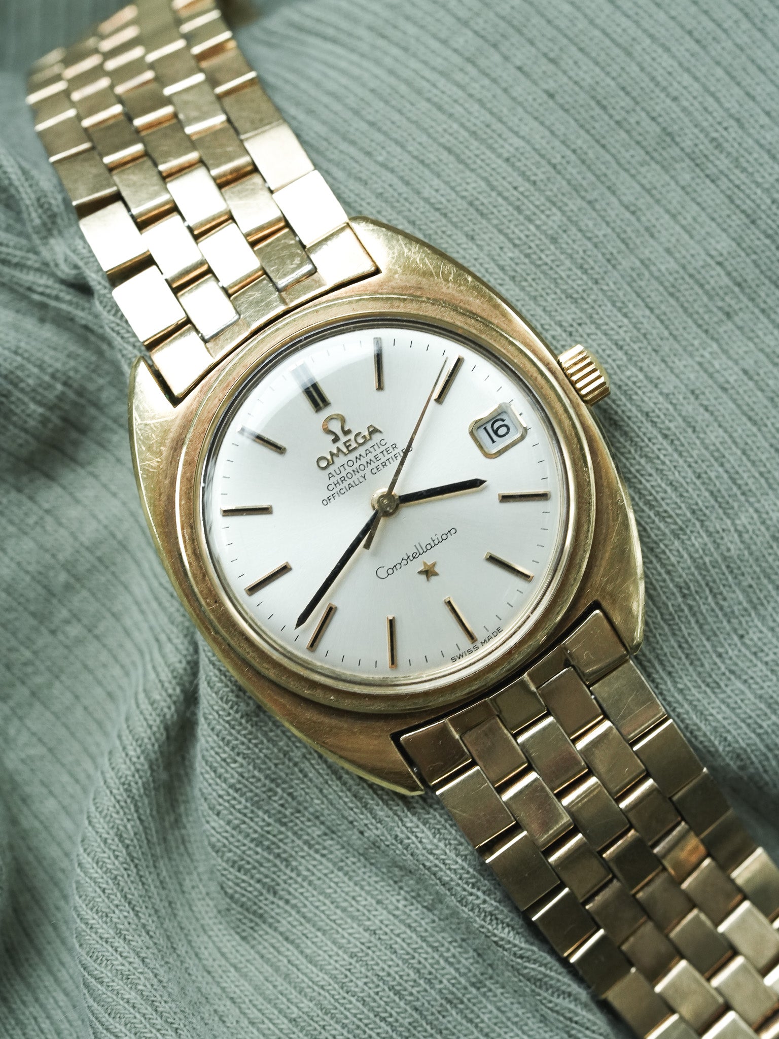 Montre Omega Constellation Vintage - 168.017.SP C-Shape G.Genta (1970) - Atelier Victor
