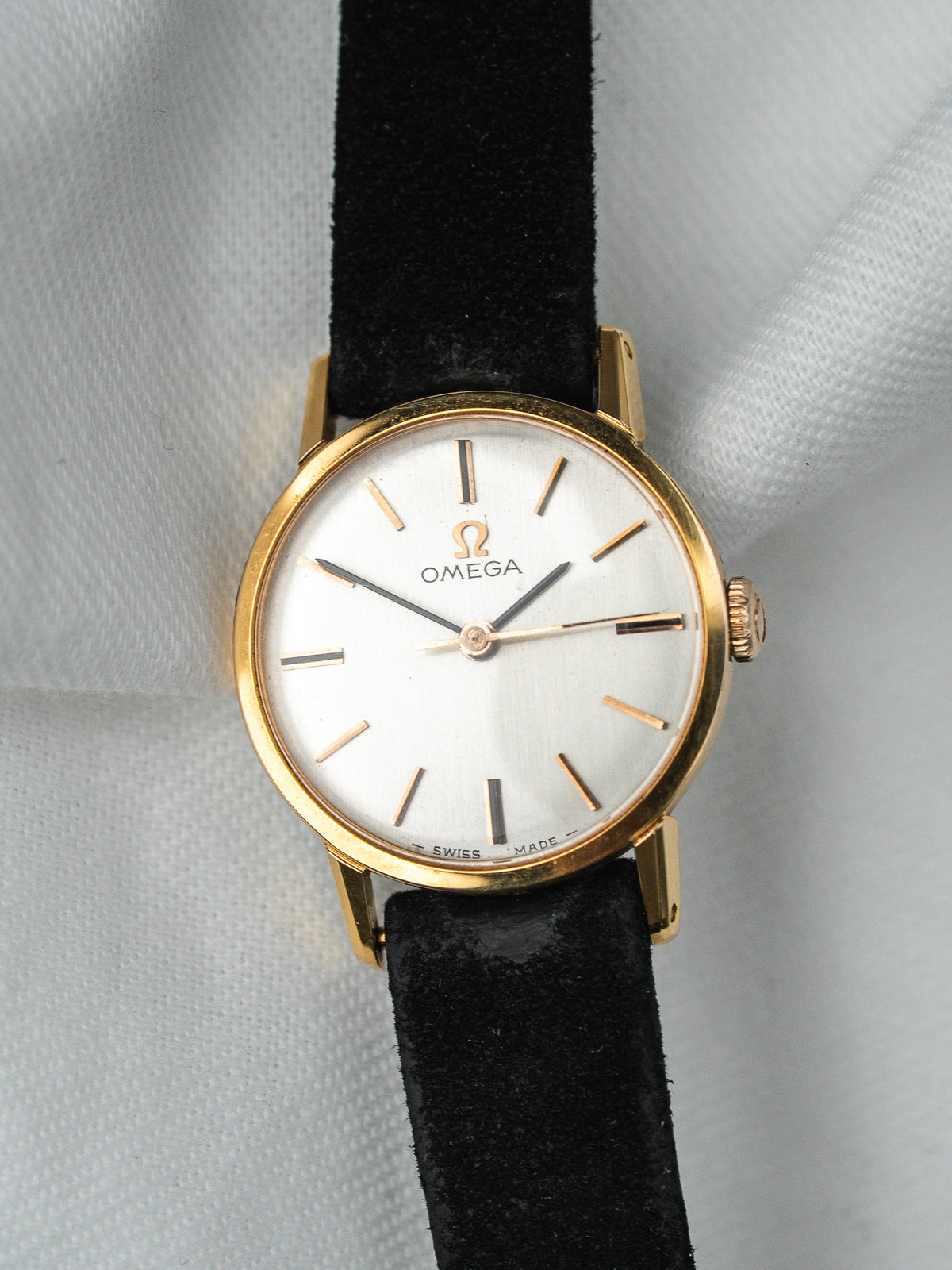Оригинальная рифлёная заводная головка - часы Omega De Ville 541.003 Vintage - Atelier Victor