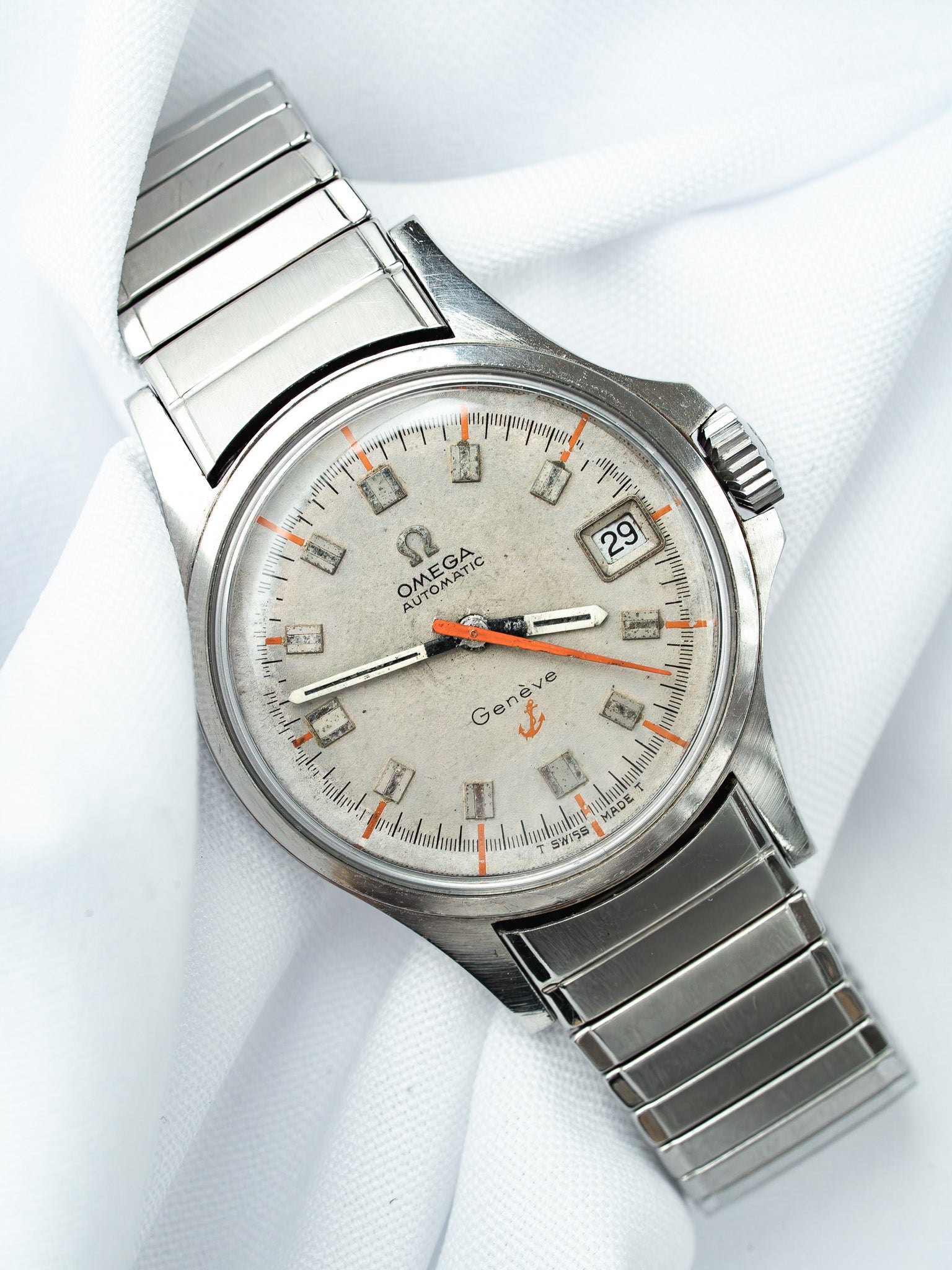 Montre Omega Genève Admiralty 166.038 Vintage - 35mm Acier (1968) - Atelier Victor
