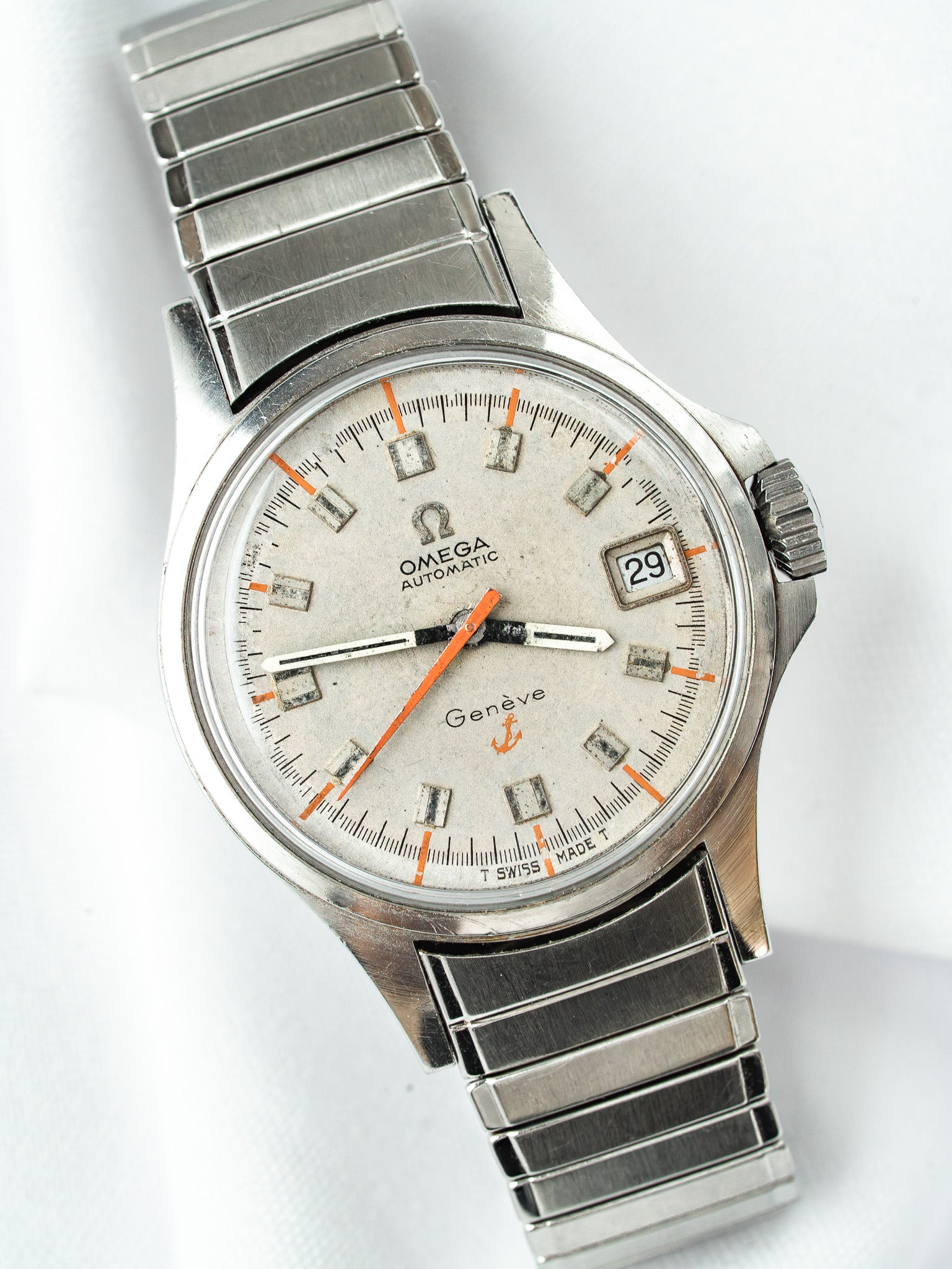 Montre Omega Genève Admiralty 166.038 Vintage - 35mm Acier (1968) - Atelier Victor