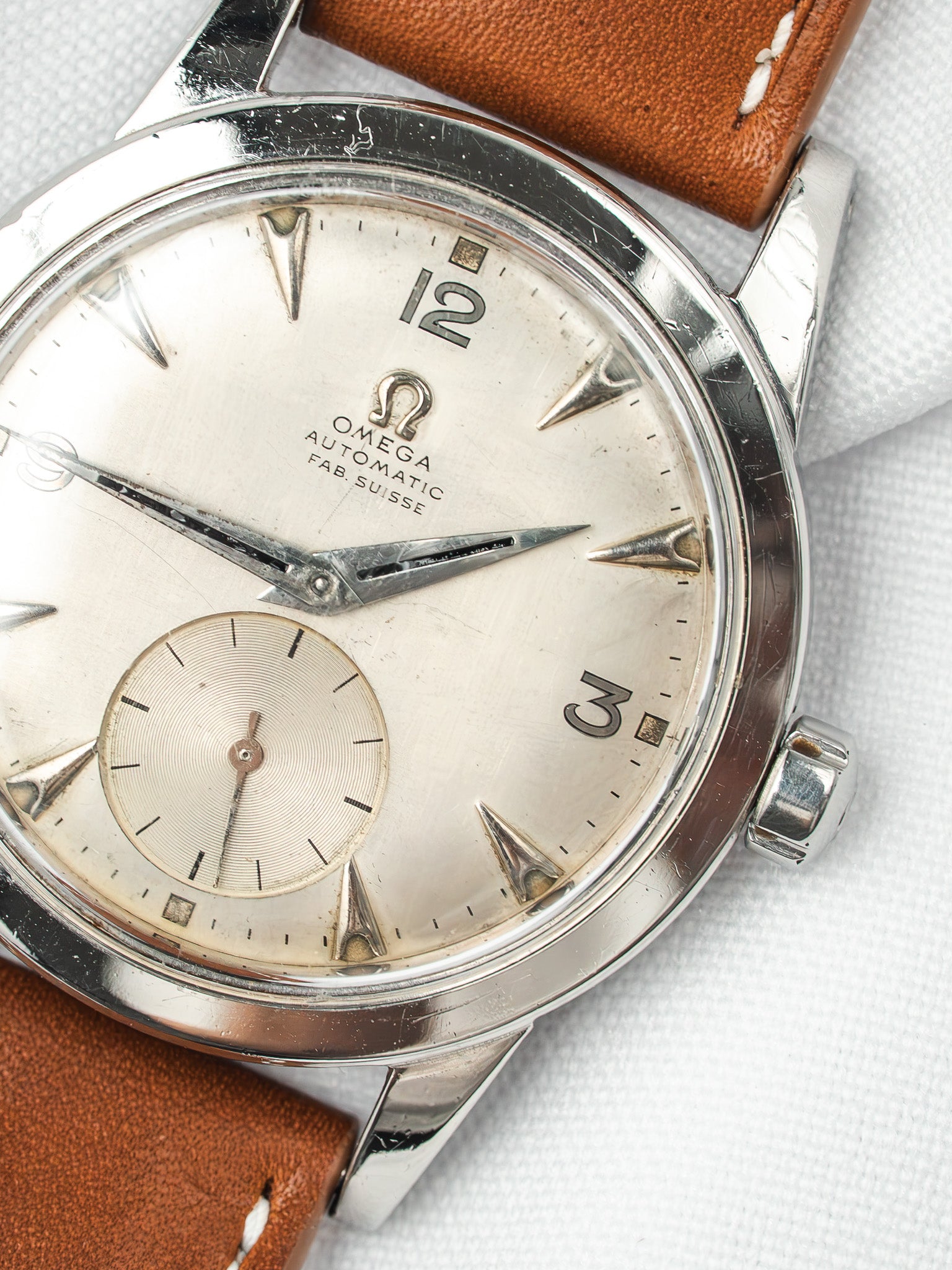 Montre Omega "Pre-Seamaster" 2576-4 Vintage - 34mm Acier (1947) - Atelier Victor