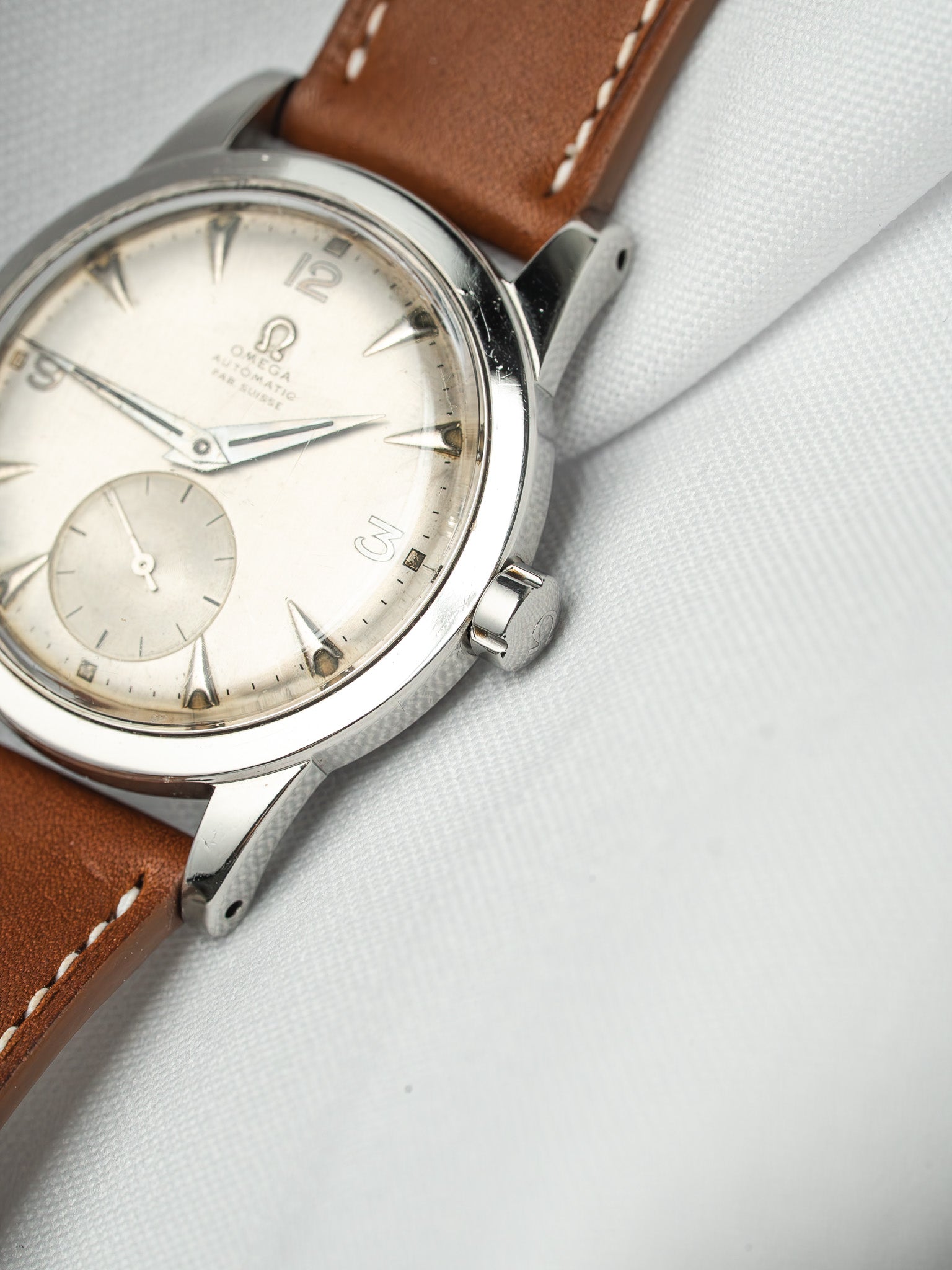 Montre Omega "Pre-Seamaster" 2576-4 Vintage - 34mm Acier (1947) - Atelier Victor
