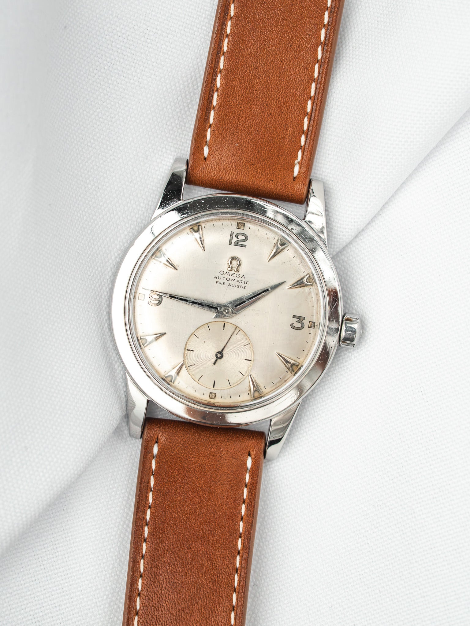 Montre Omega "Pre-Seamaster" 2576-4 Vintage - 34mm Acier (1947) - Atelier Victor