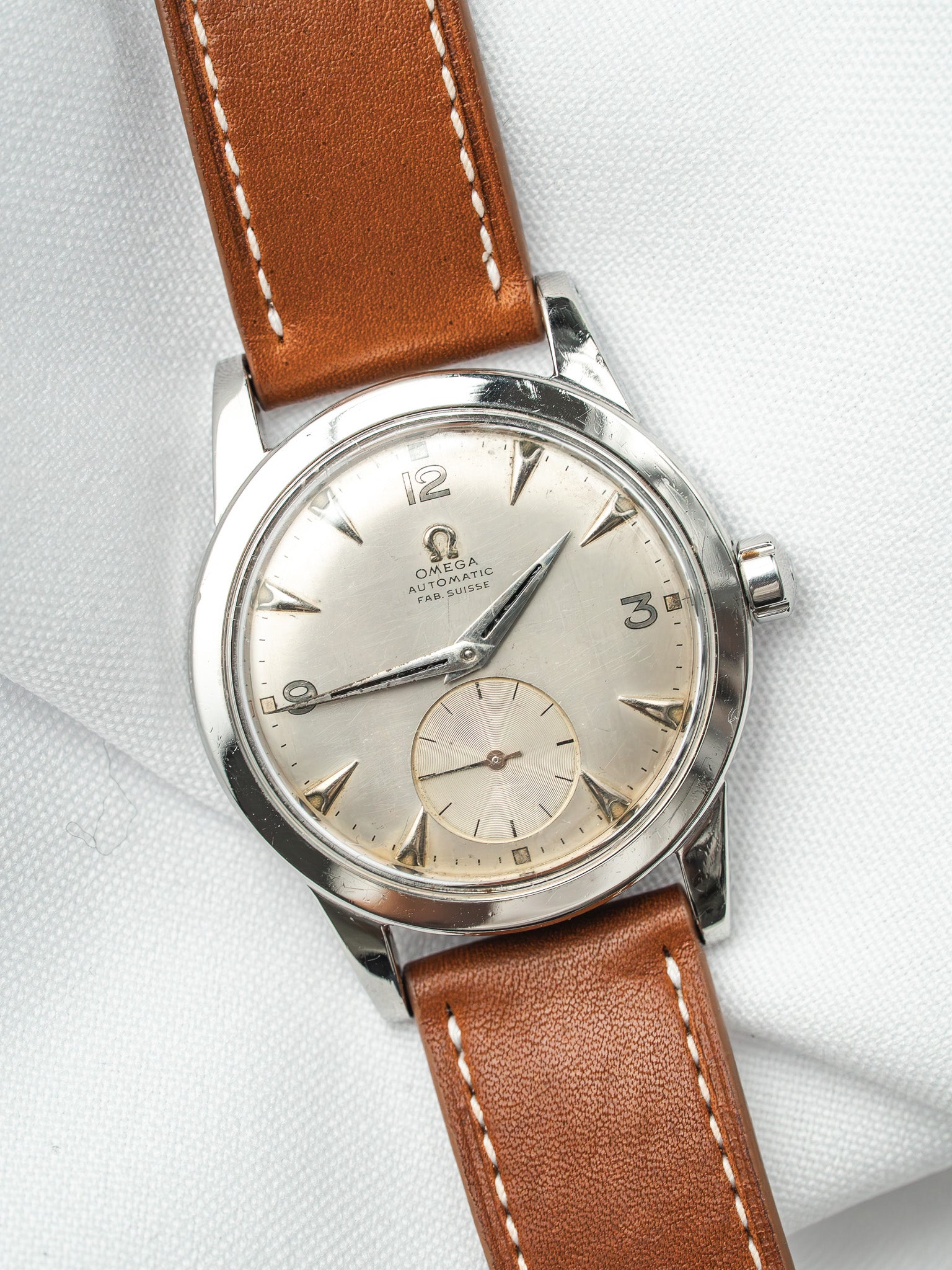 Montre Omega "Pre-Seamaster" 2576-4 Vintage - 34mm Acier (1947) - Atelier Victor