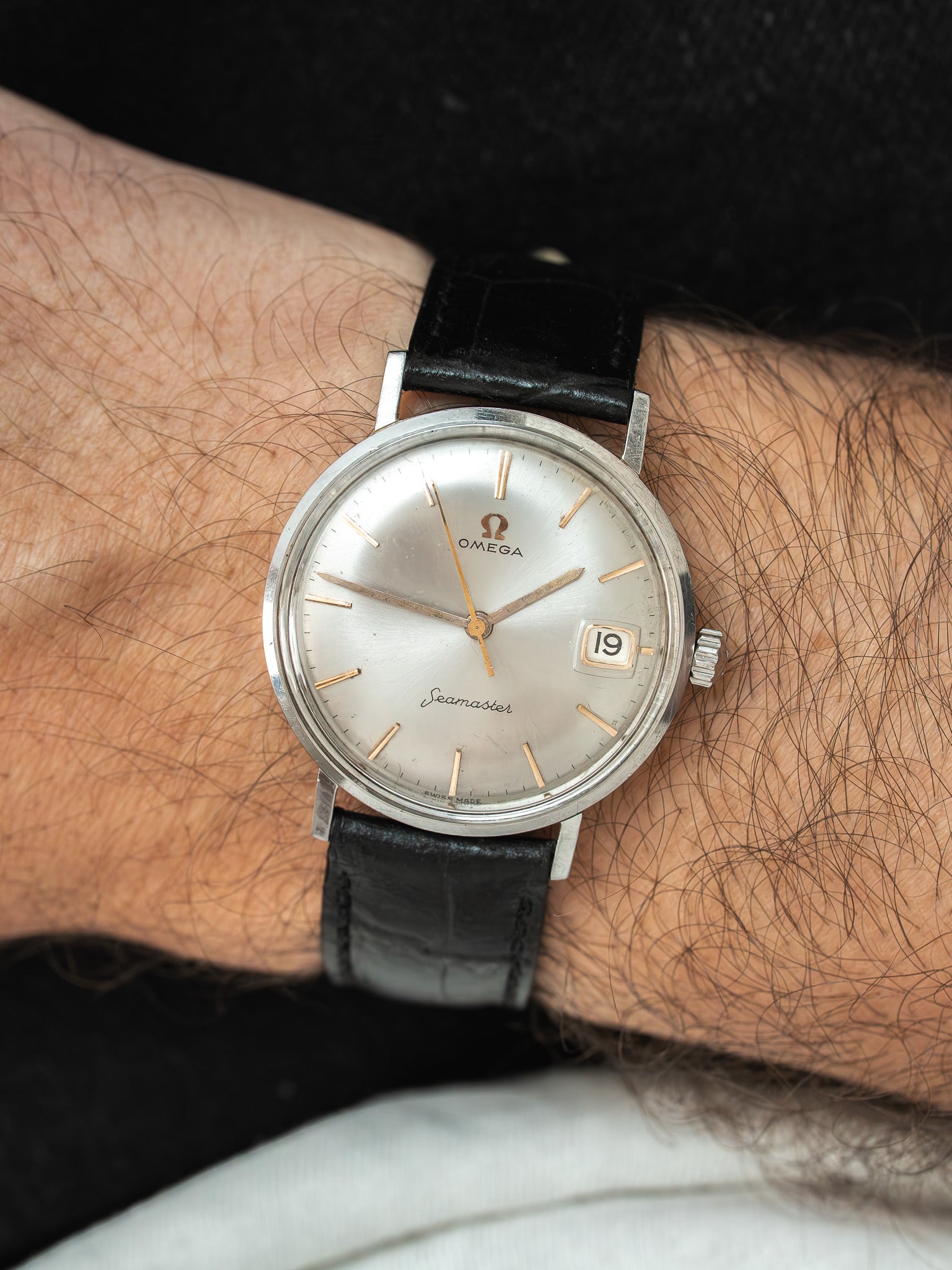 Omega Seamaster 14740.1.SC Vintage - 34mm Stainless Steel Watch Silver Dial (1960) 