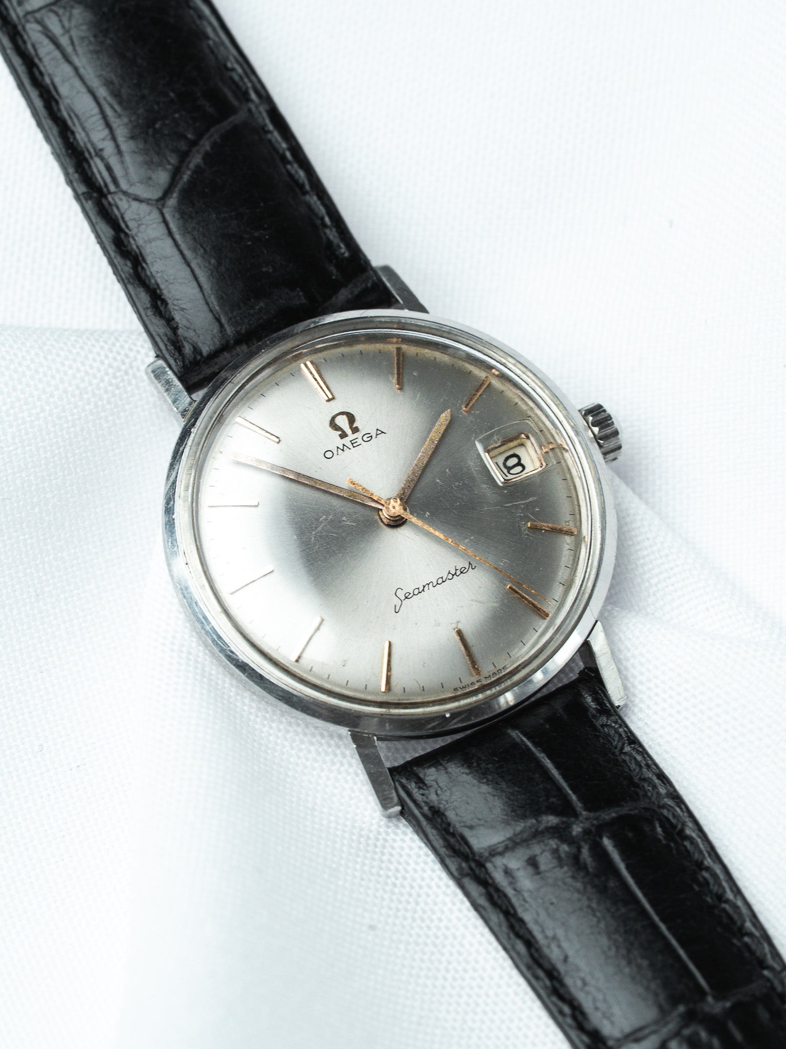 Montre Omega Seamaster 14740.1.SC Vintage - 34mm Acier Cadran Argent (1960) - Atelier Victor