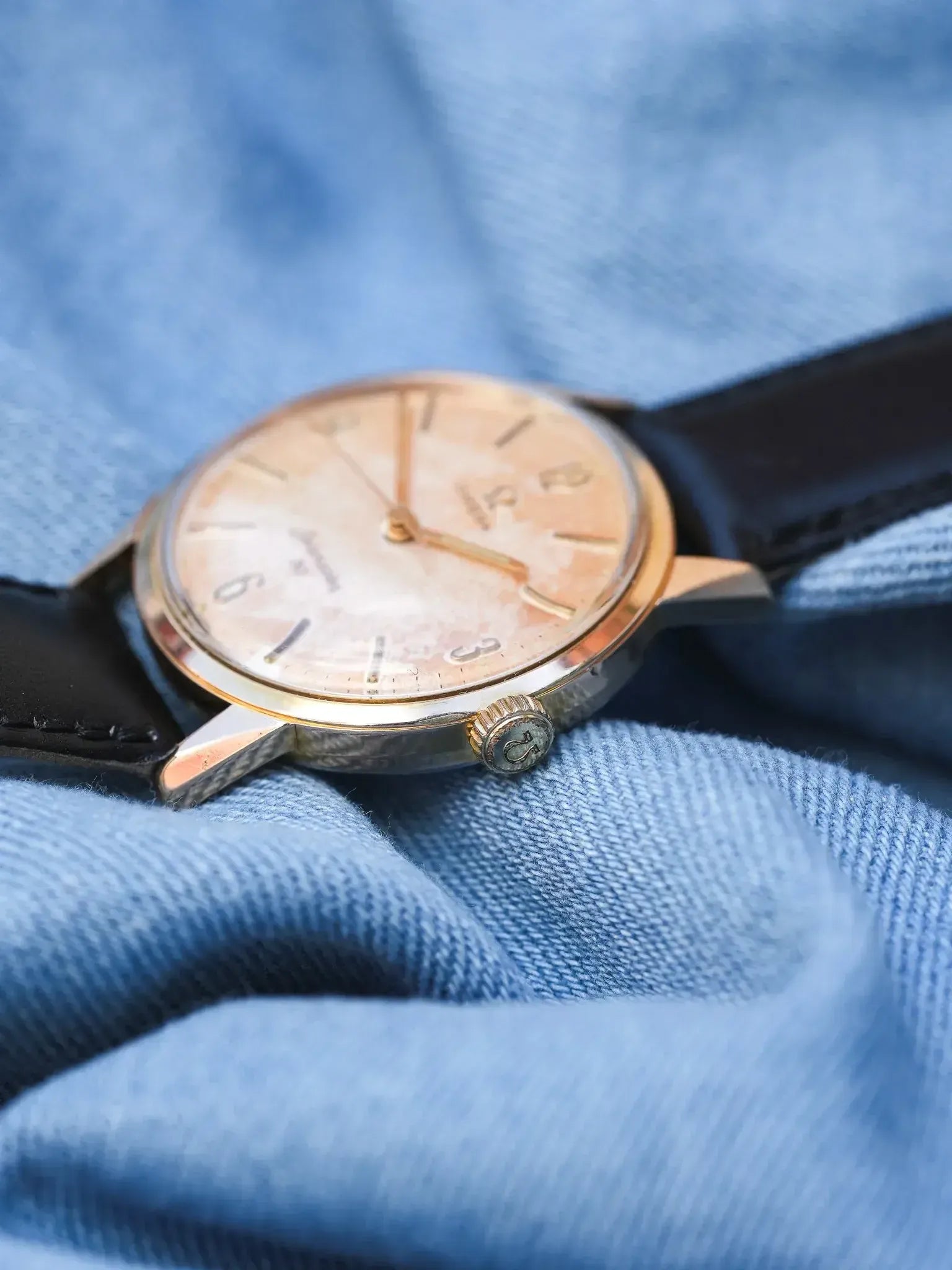 Montre Omega Seamaster 30 Vintage 135.003-62-SC - 34,5mm Tropical Plaqué Or (1962) - Atelier Victor