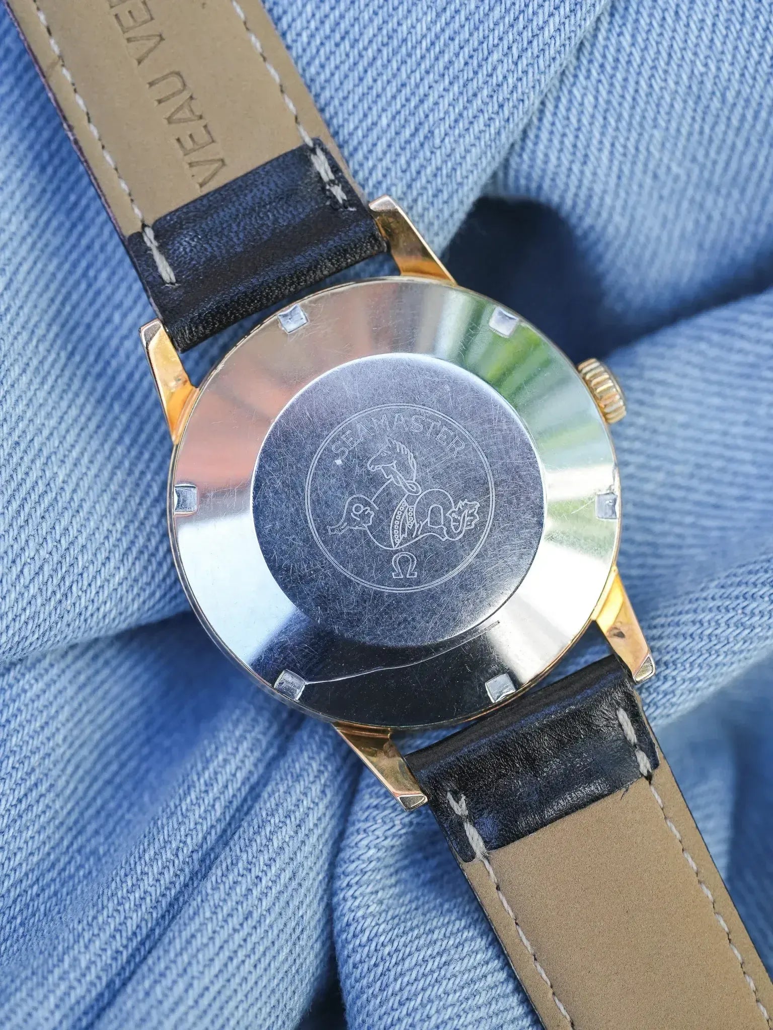 Montre Omega Seamaster 30 Vintage 135.003-62-SC - 34,5mm Tropical Plaqué Or (1962) - Atelier Victor