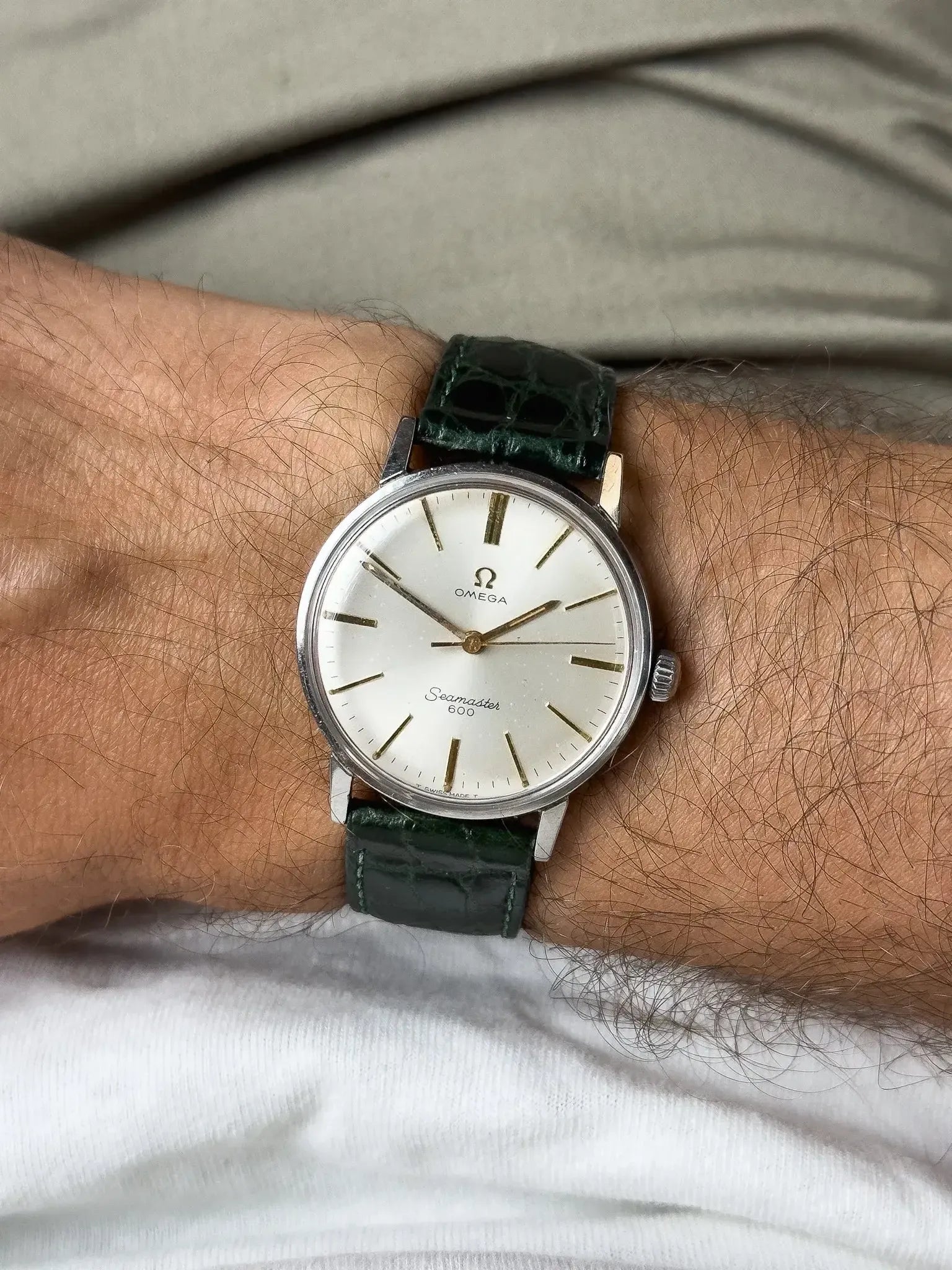 Montre Omega Seamaster 600 135.011 Vintage - 34mm Acier Index Or (1964) - Atelier Victor