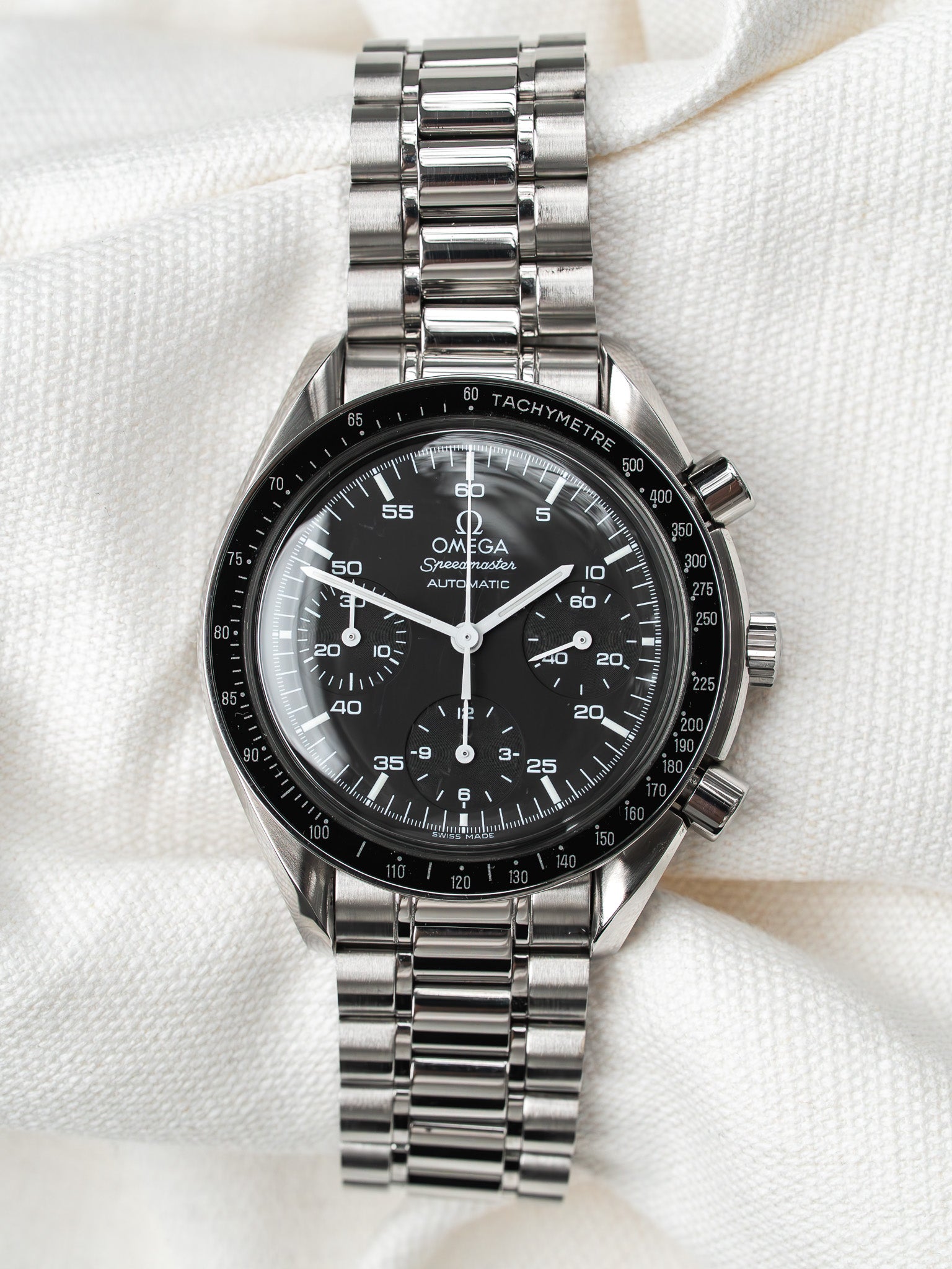 Montre Omega Speedmaster Reduced 3510.50 Vintage - 39mm Acier (1998) - Atelier Victor