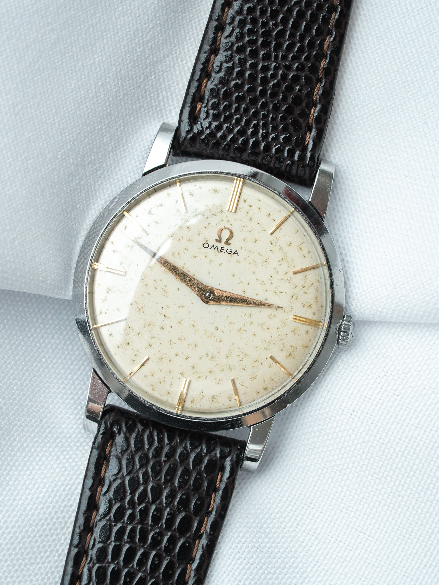 Omega Vintage 14371 Watch Patinated Dial | Atelier Victor