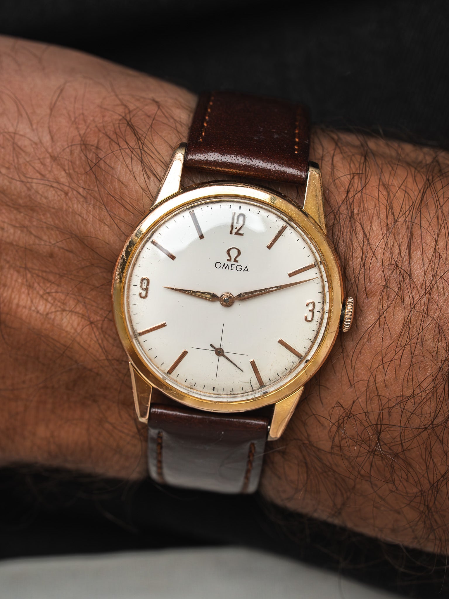 Montre Omega Vintage 14391-62 — Plaqué Or Petite Seconde (1961)