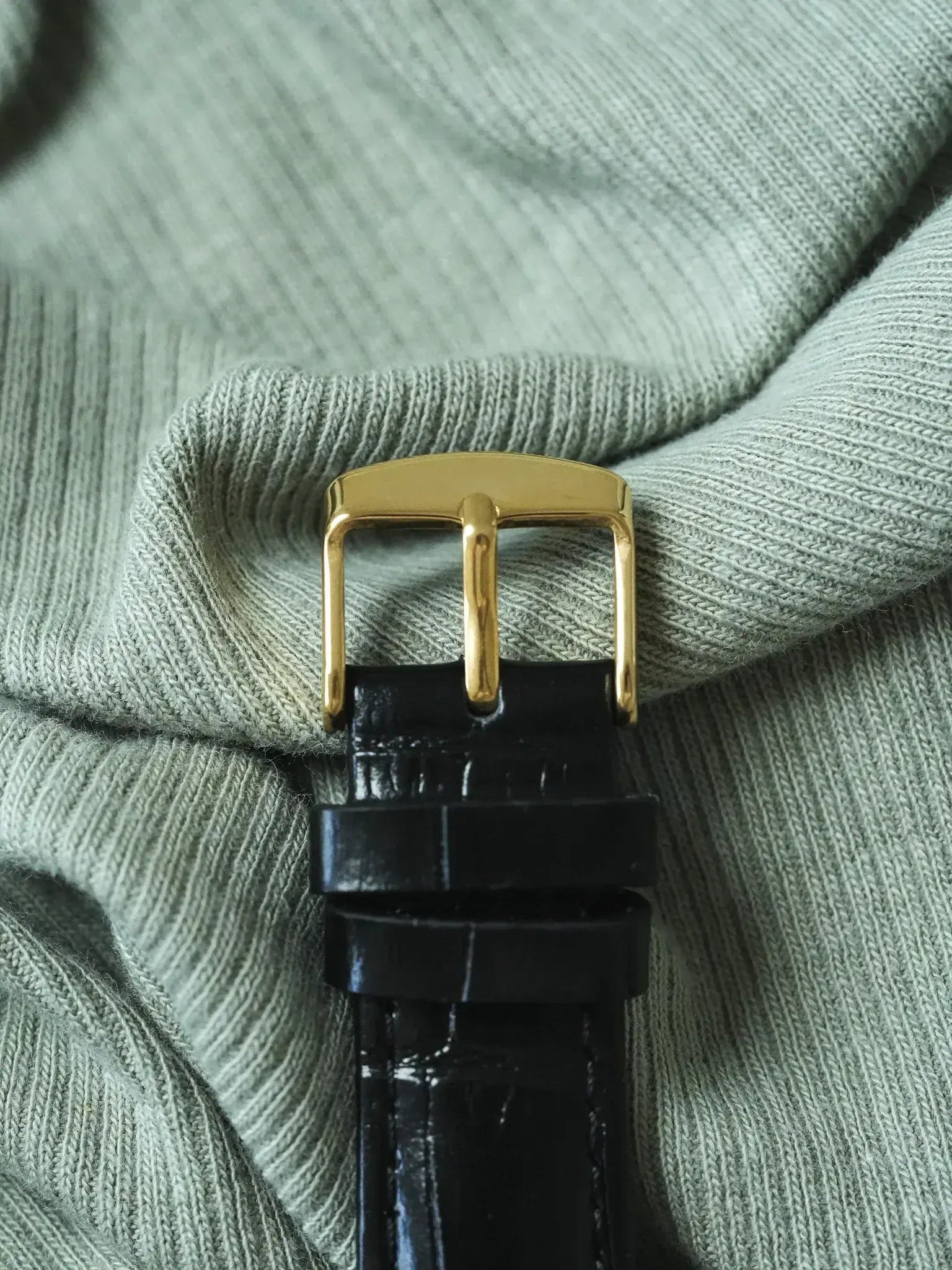 Montre Omega Vintage (1989) - Ronde Plaqué Or Date Cadran Blanc Romain - Atelier Victor