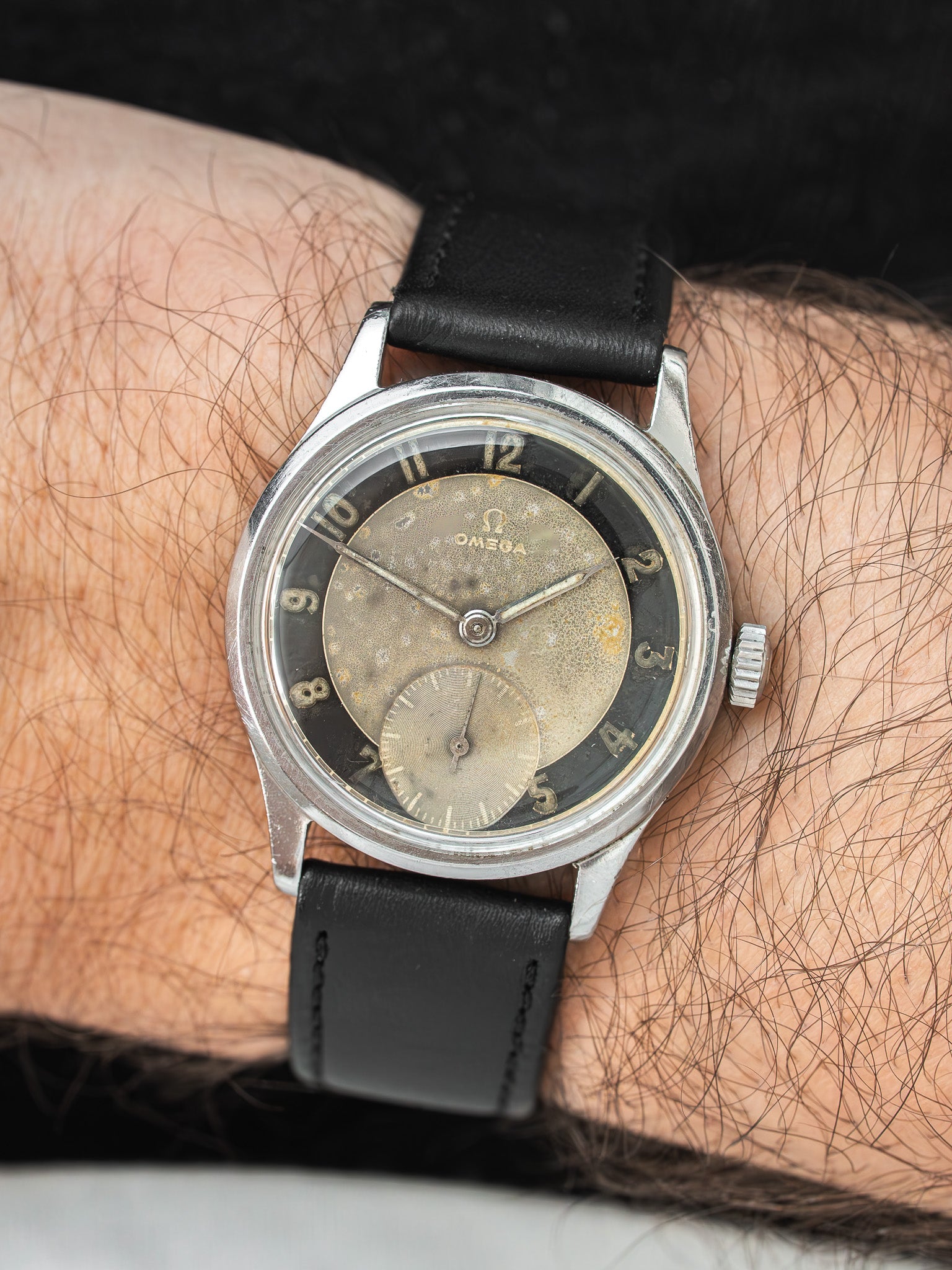 Montre Omega Vintage - Tuxedo 30T2 Patine (1947) - Atelier Victor