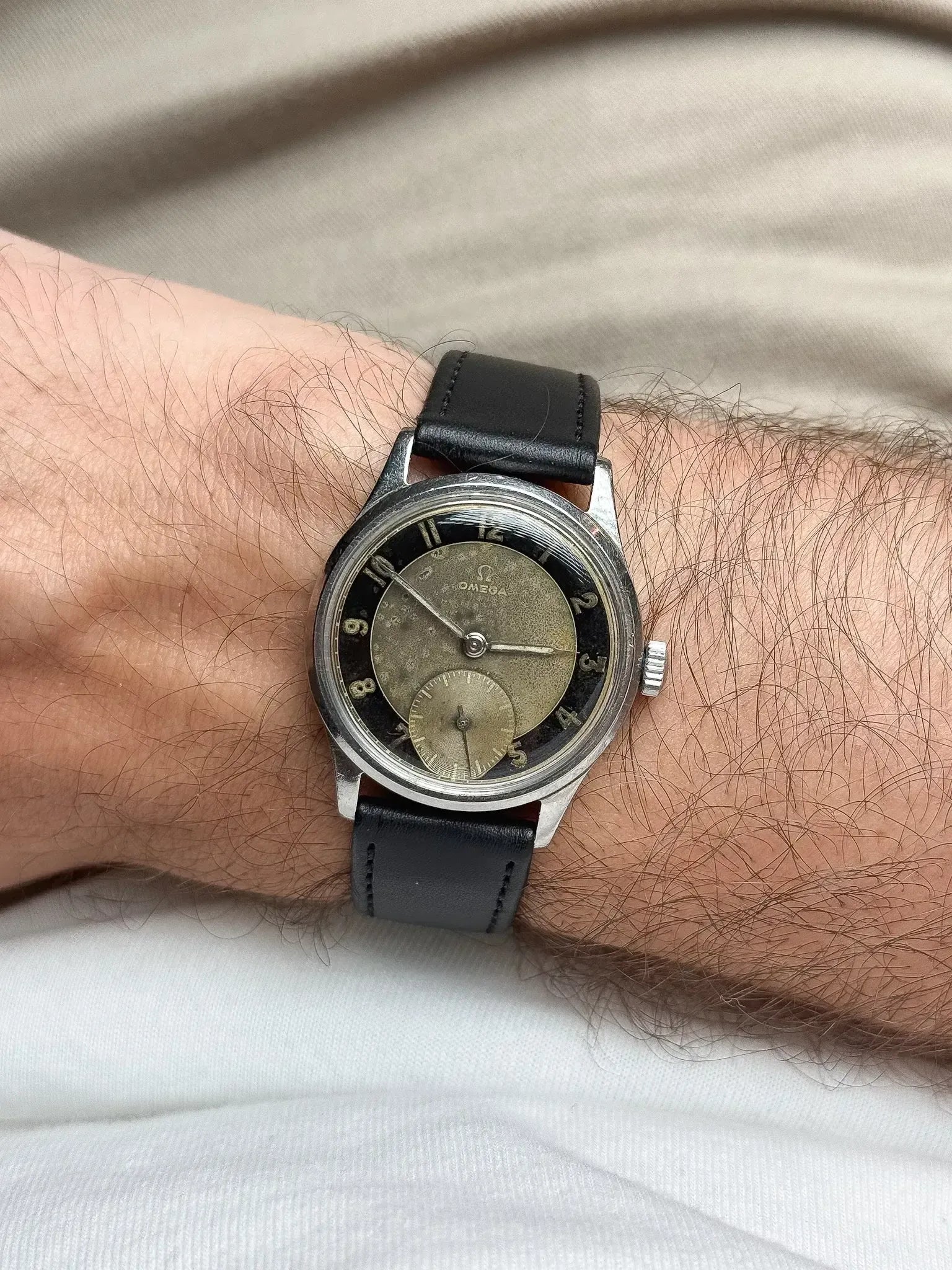 Montre Omega Vintage - Tuxedo 30T2 Patine (1947) - Atelier Victor