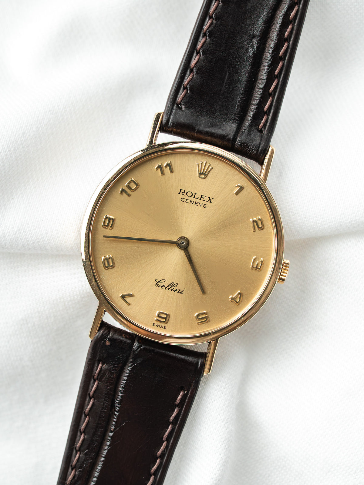 Fondo de caja de oro amarillo de 18 quilates - Reloj Rolex Cellini 5112 Oro amarillo 18k - Atelier Victor
