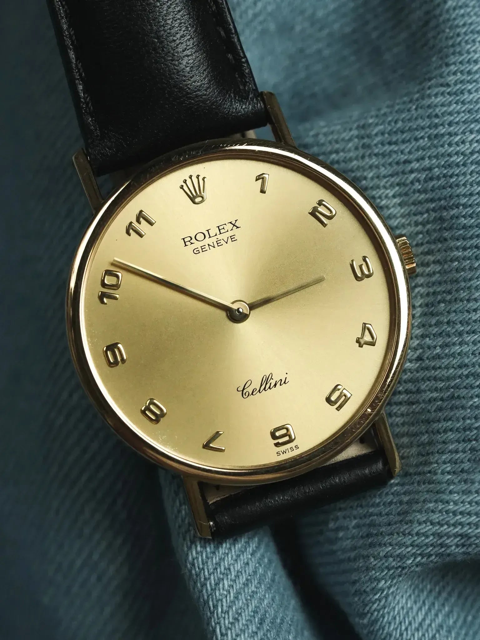 Montre Rolex Cellini 5112 Vintage - 32mm Or Jaune 18K (1989) - Atelier Victor
