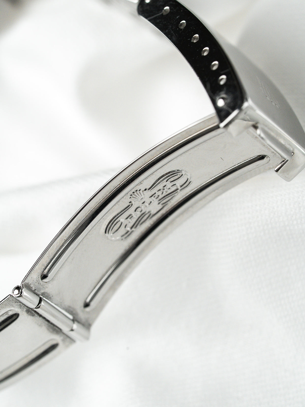 Buckle Rolex-signed folding clasp - Vintage Rolex Datejust Watch 16234 - Atelier Victor