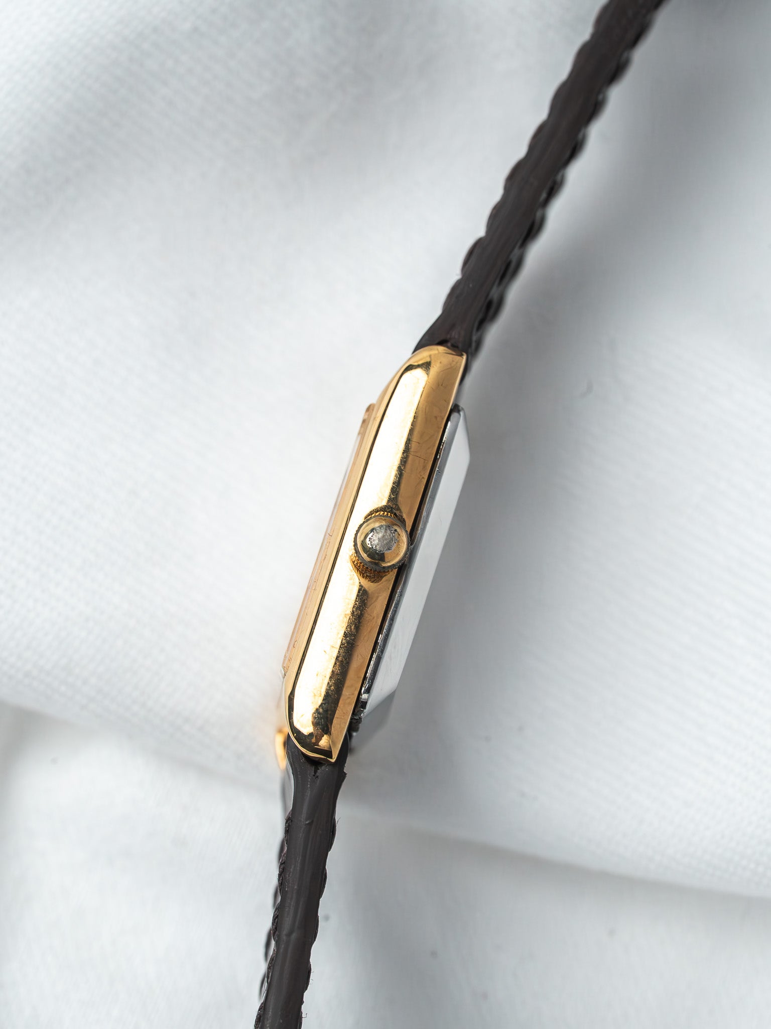 Seiko 1600-6040 Rectangular Gold-Plated | Atelier Victor