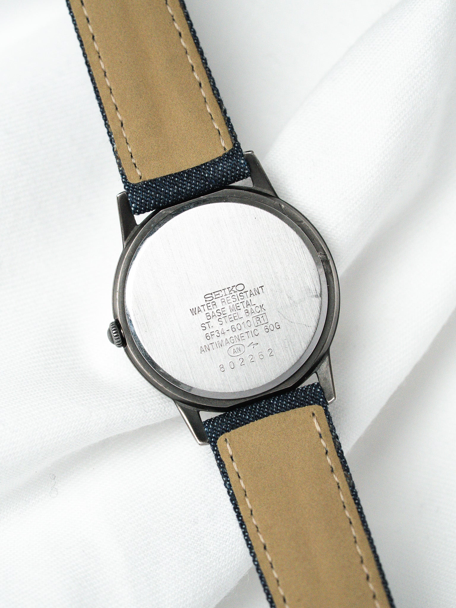 Vintage Seiko Avenue Moon Phase Midnight Blue Dial Watch | Atelier