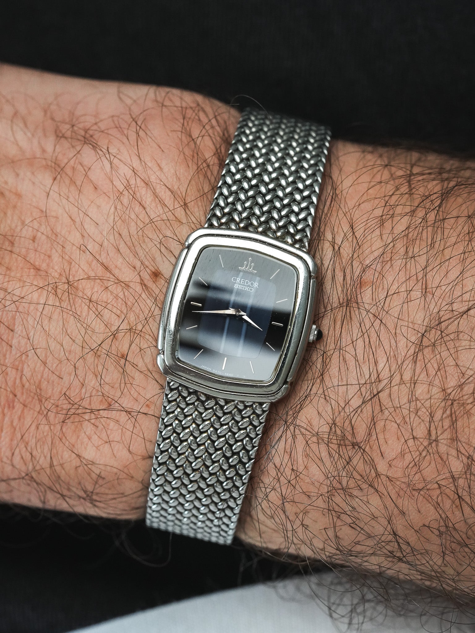 Montre Seiko Credo 5A70-3040 Vintage - Mini Agade Acier (1988) - Atelier Victor
