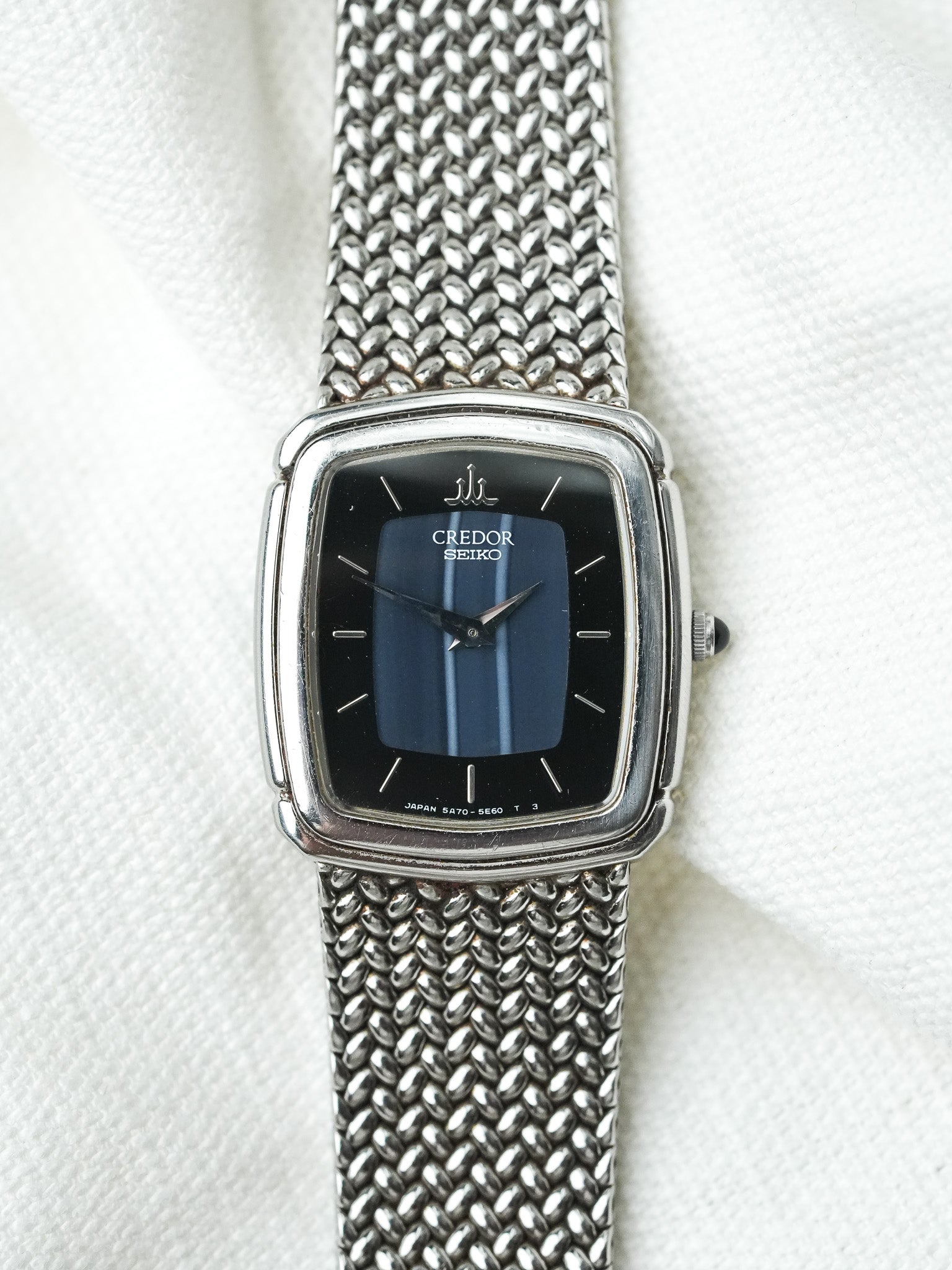 Montre Seiko Credo 5A70-3040 Vintage - Mini Agade Acier (1988) - Atelier Victor