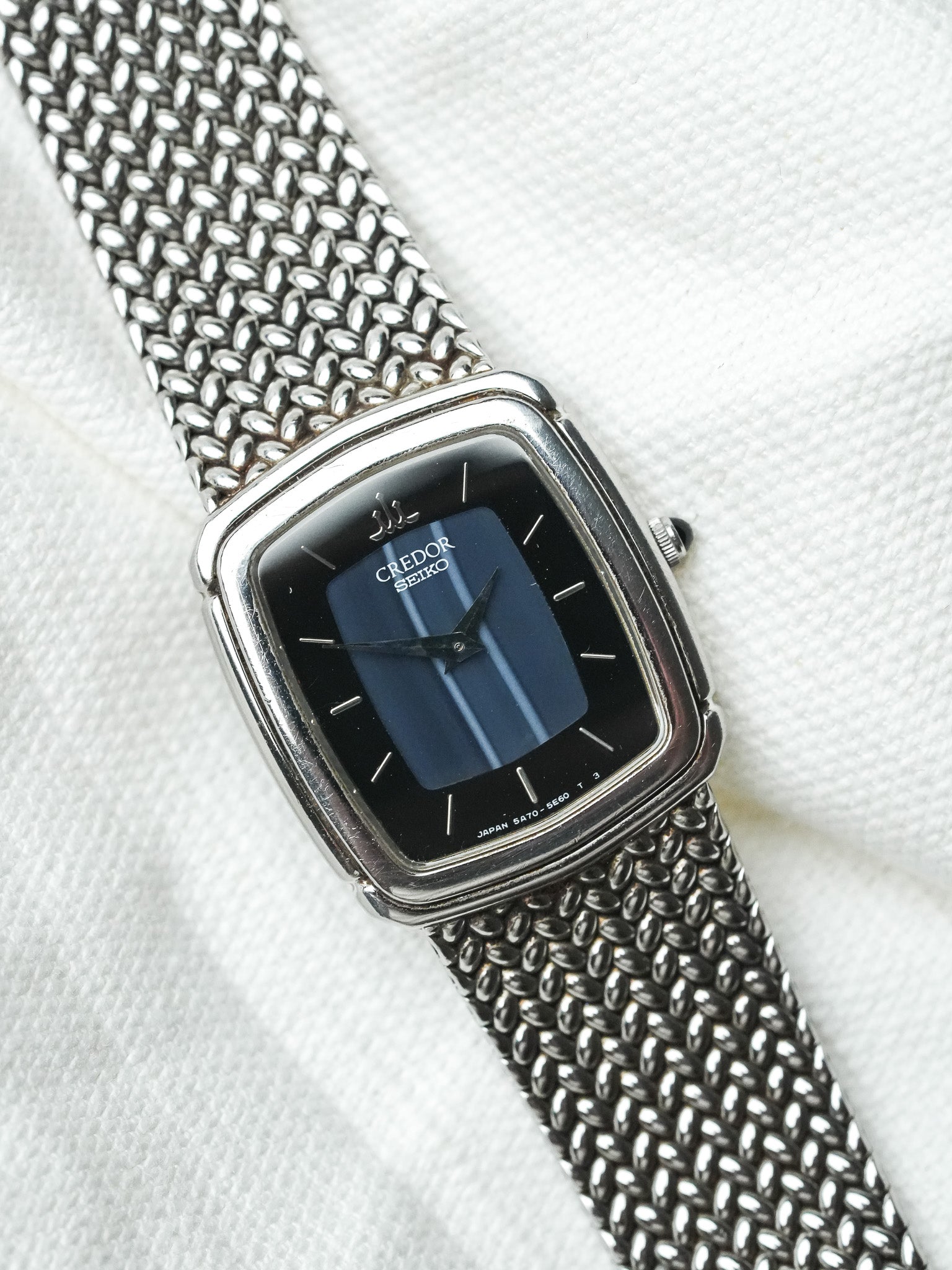 Montre Seiko Credo 5A70-3040 Vintage - Mini Agade Acier (1988) - Atelier Victor