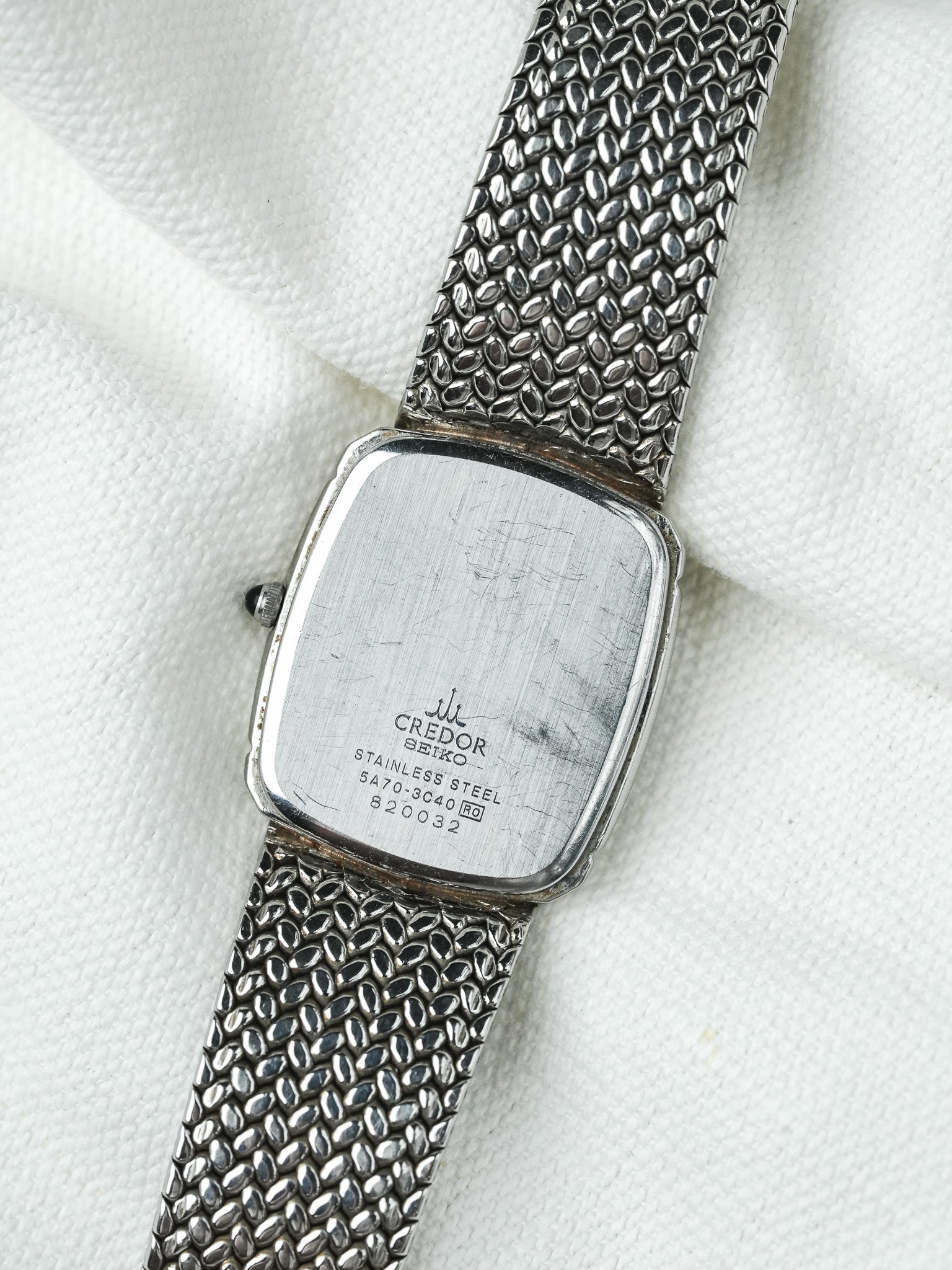 Montre Seiko Credo 5A70-3040 Vintage - Mini Agade Acier (1988) - Atelier Victor