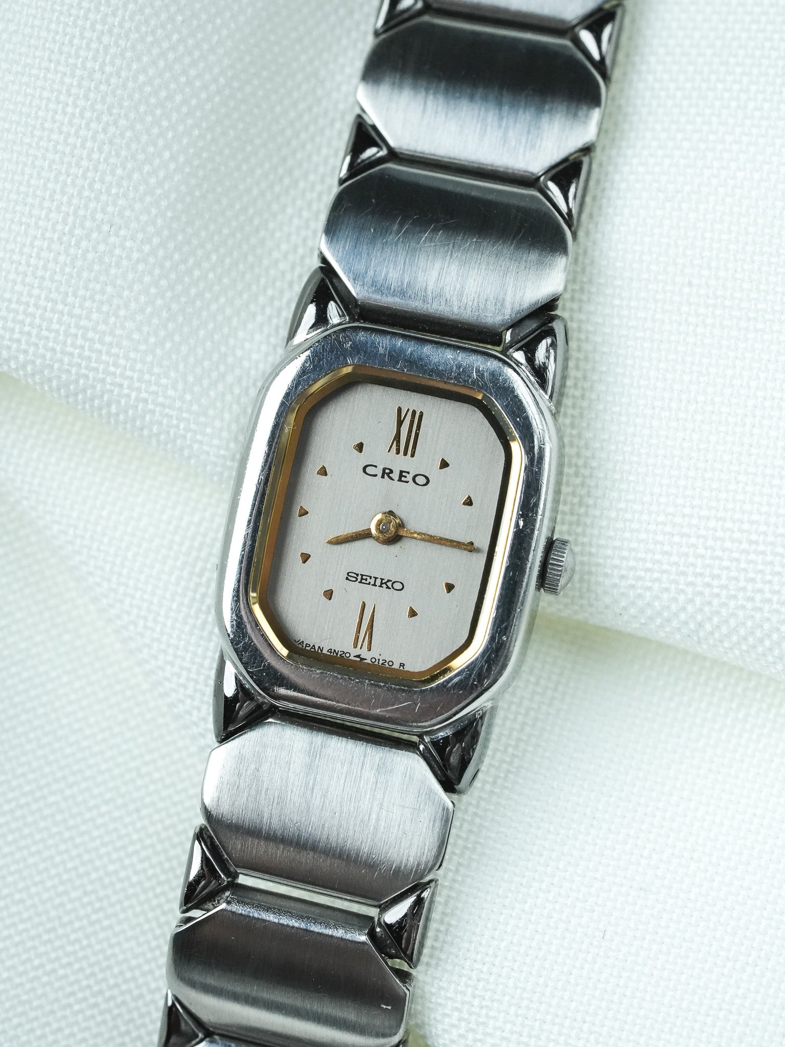 SEIKO CREO 腕時計 Vintage Seiko Tank TV XL 6030-5300 Watch 1990 | Atelier Victor