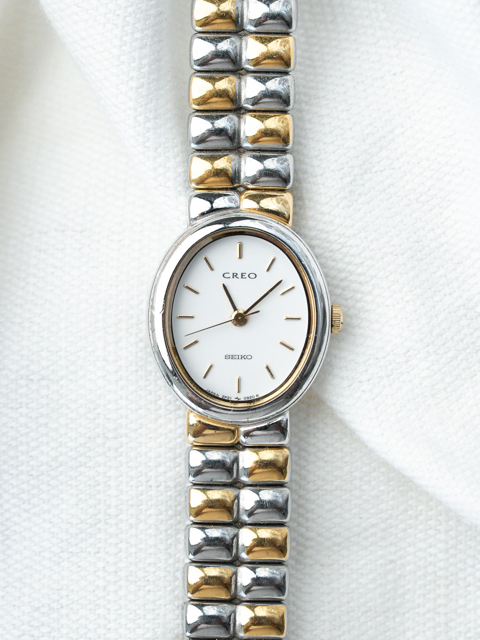 Montre Seiko Creo Vintage - Plaqué Or Biclore (1998) - Atelier Victor