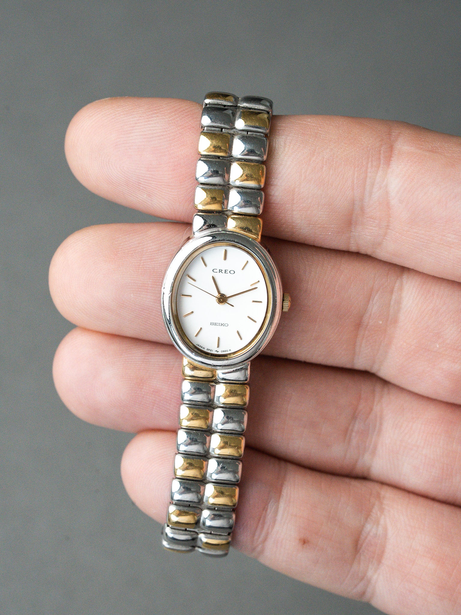 Montre Seiko Creo Vintage - Plaqué Or Biclore (1998) - Atelier Victor