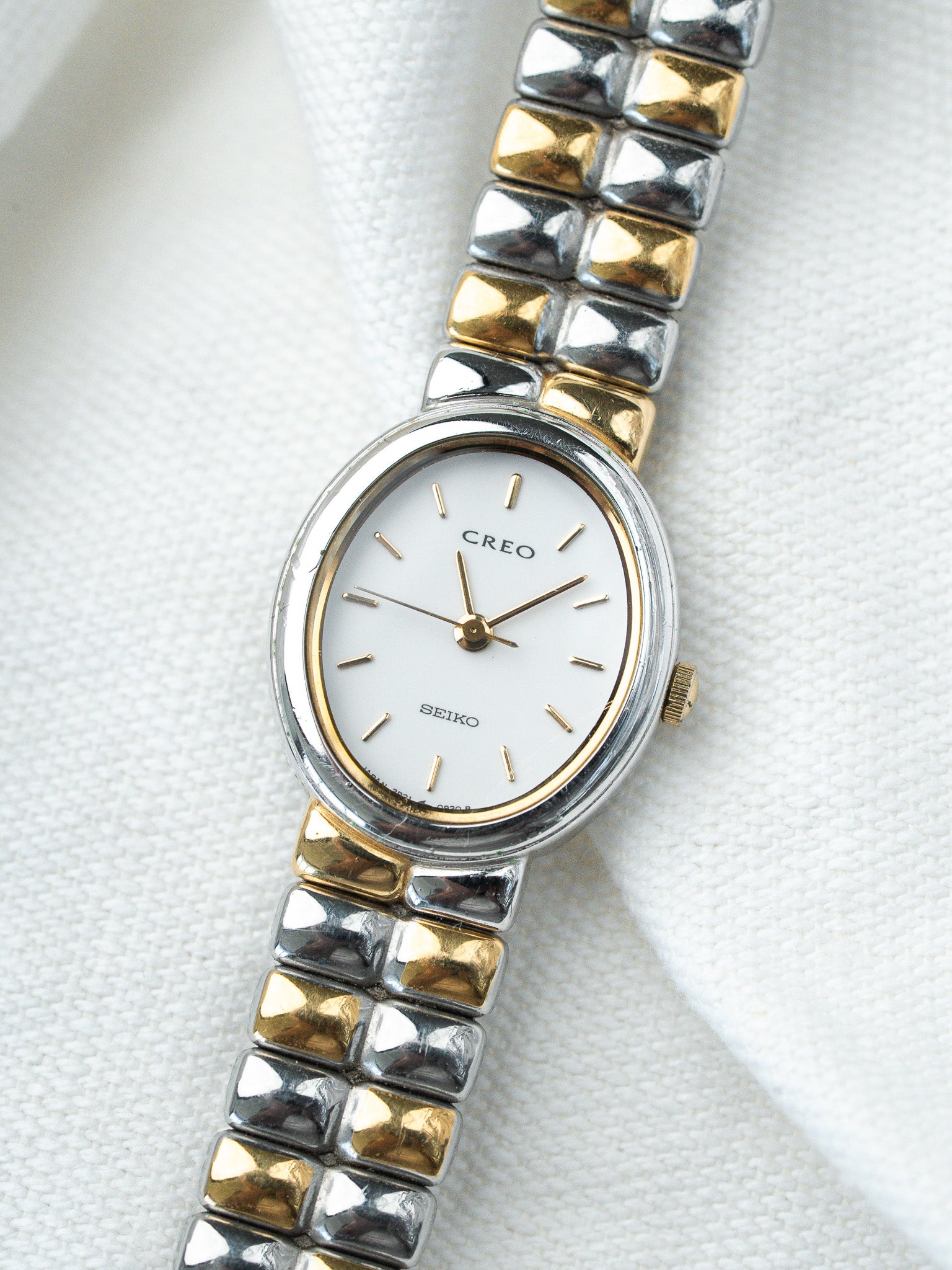 Montre Seiko Creo Vintage - Plaqué Or Biclore (1998) - Atelier Victor