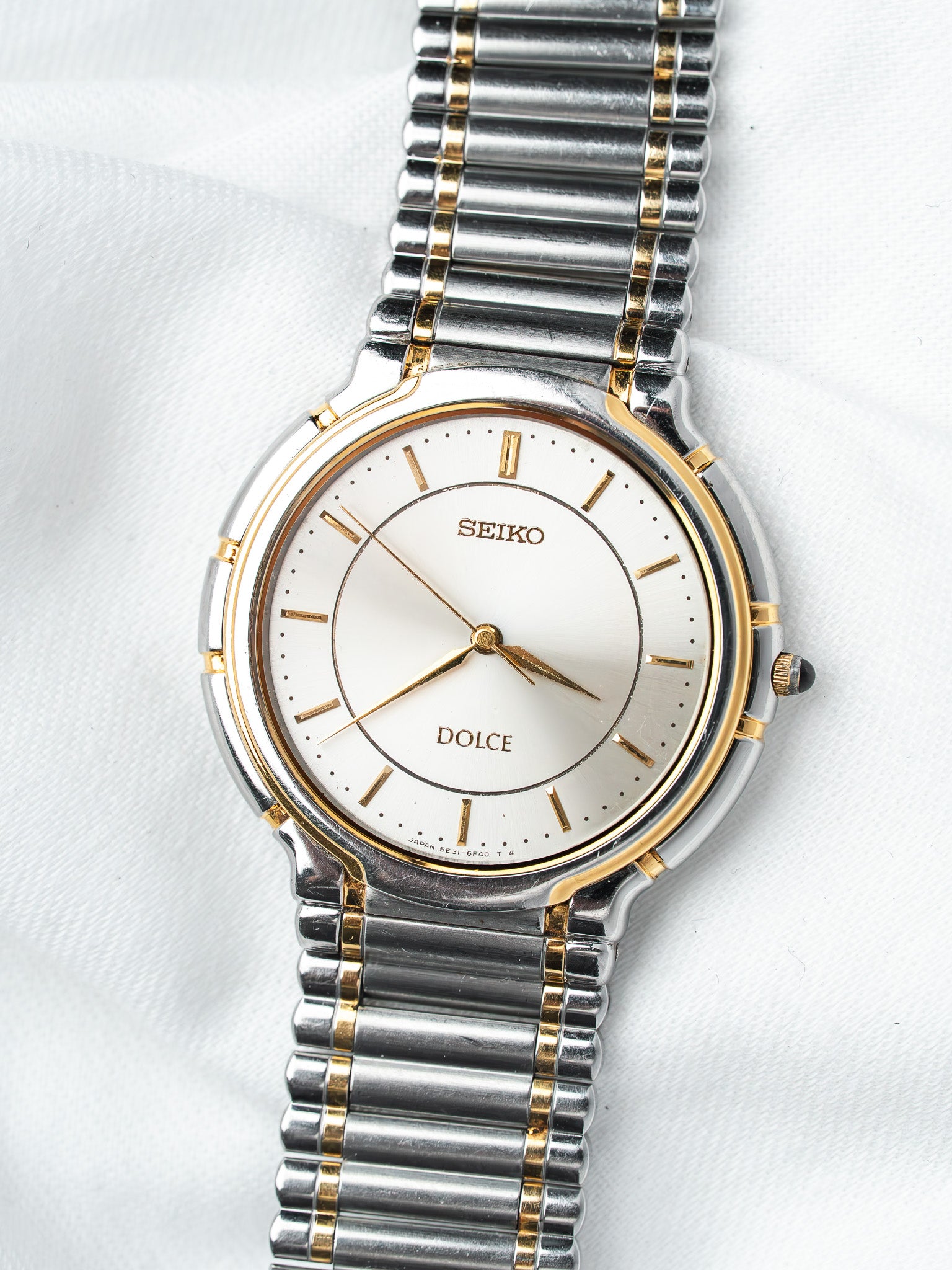 Montre Seiko Dolce 5E31-6C70 Bicolore — Cadran Deux Tons (1992)