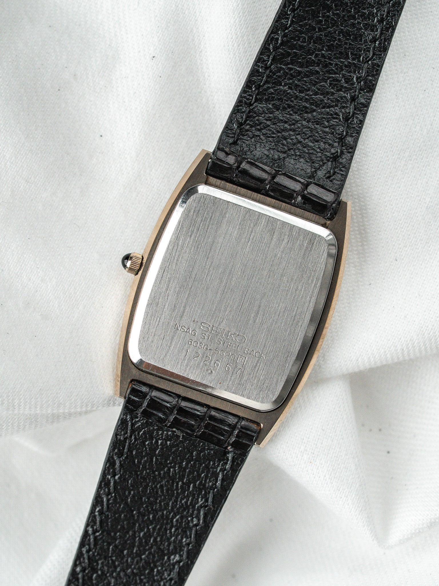 Vintage Seiko Dolce Watch 6030-5320 Black | Atelier Victor